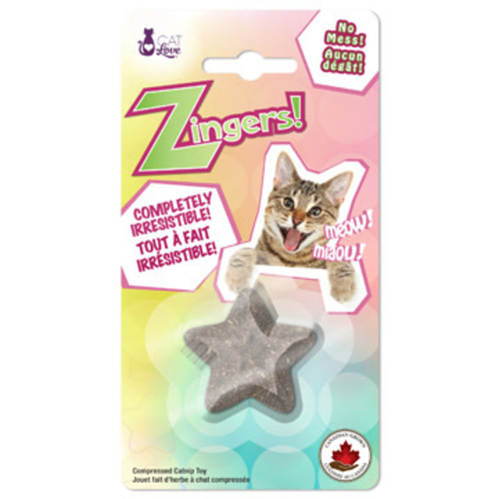 Cat Love Cat Love Zingers! Heat pressed catnip toy - Star shape - 8.5 g