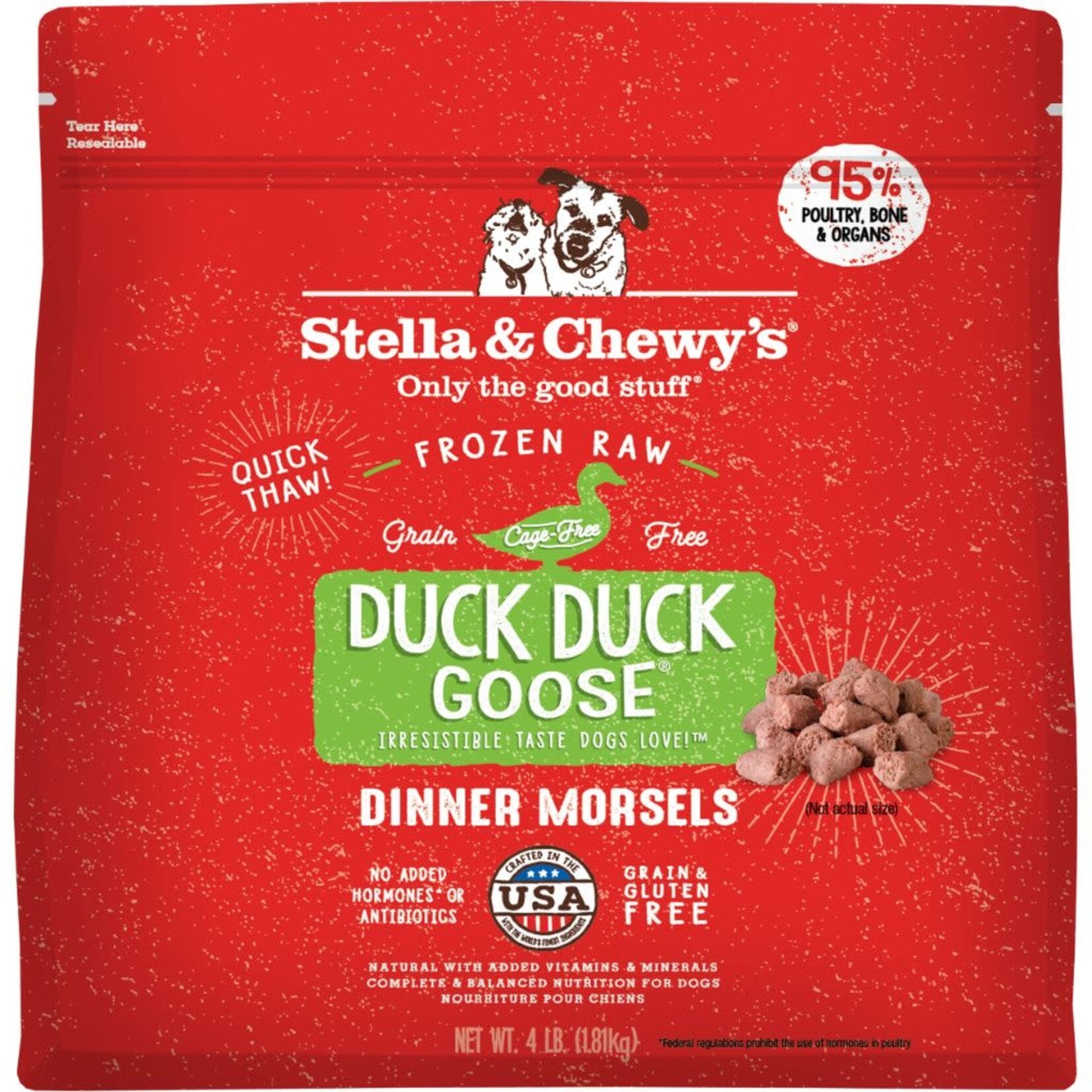 Stella & chewy's Frozen - SC Duck Duck Goose Dinner 4LB