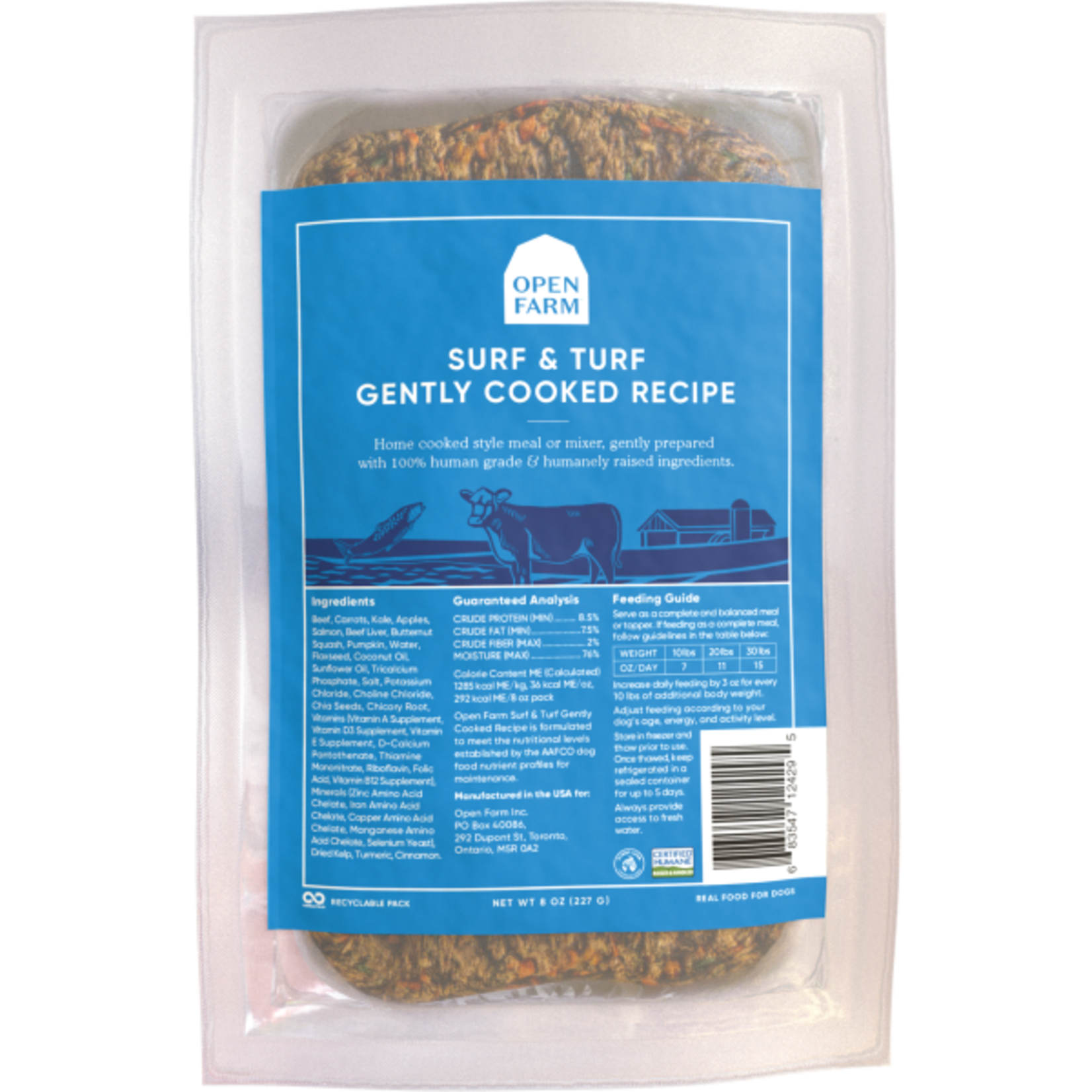 Open Farm Open Farm Dog Gently Cooked Surf & Turf 8 oz
