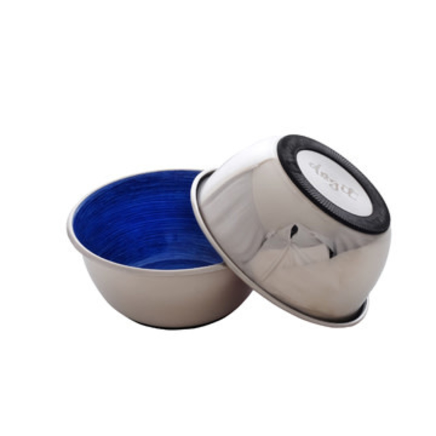 DogIt Dogit Stainless Steel Non-Skid Dog Bowl - Blue Swirl - 500 ml (17 fl.oz.)