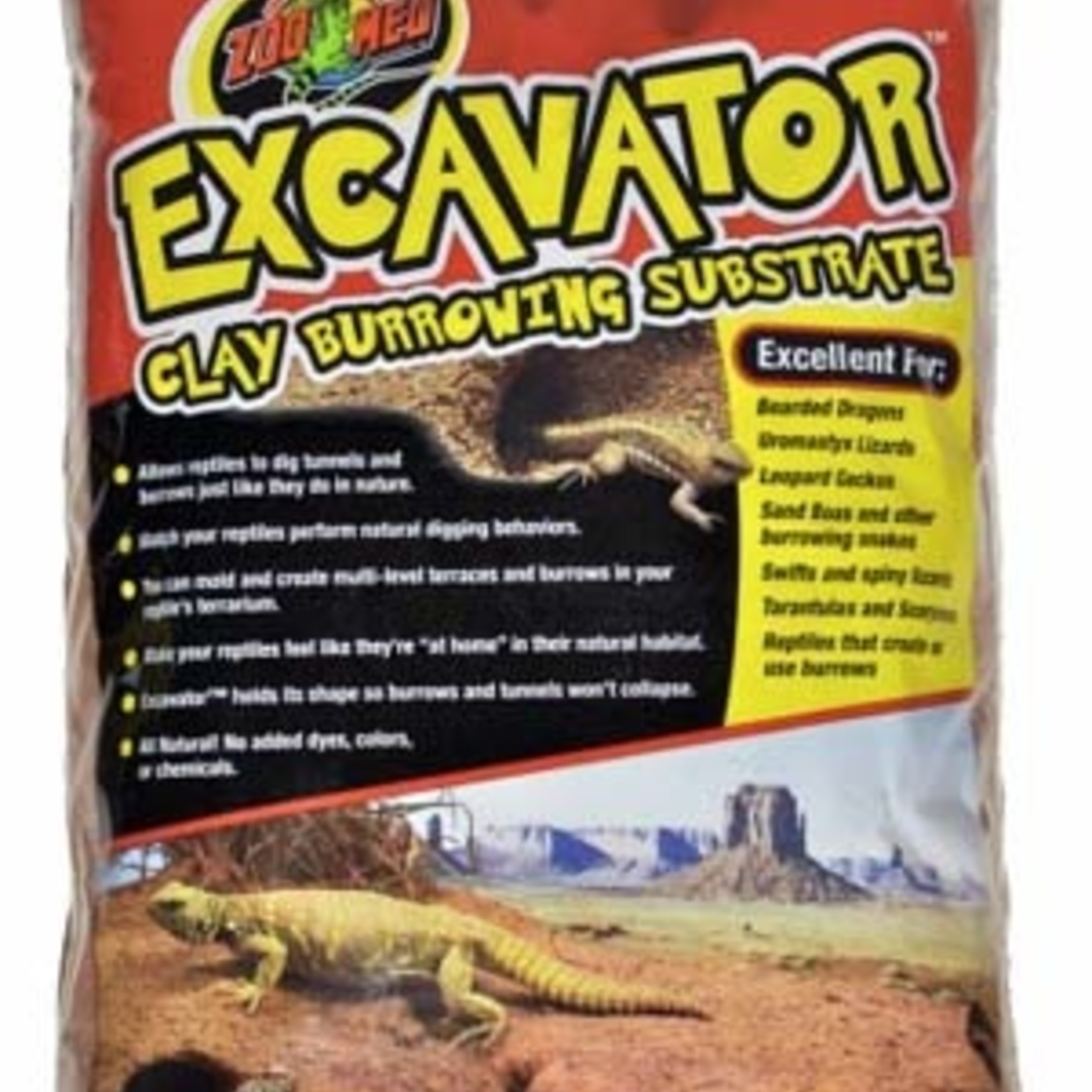 ZOO MED LABORATORIES Zoo Med Excavator Clay Burrowing Substrate 10lb