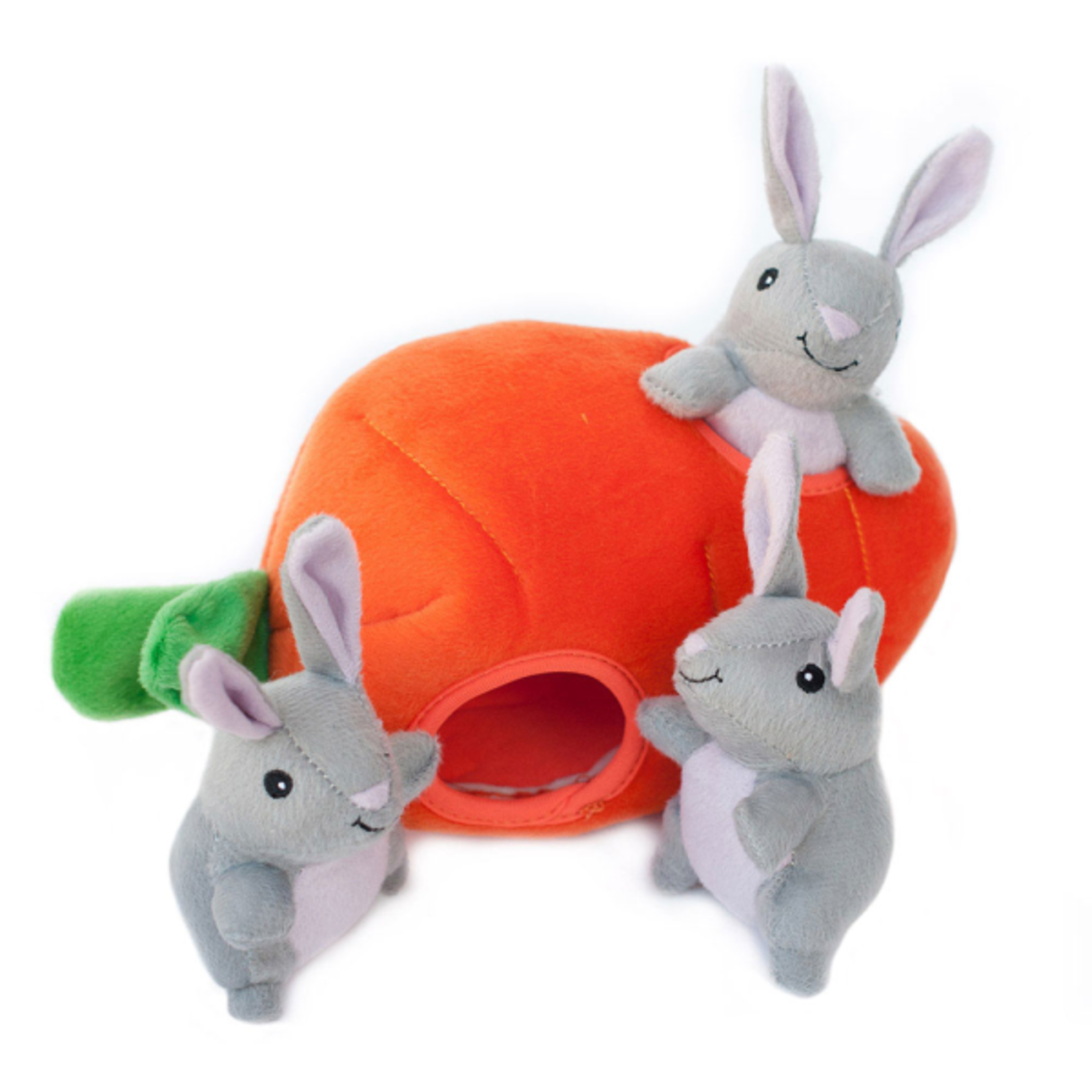 Zippy Paw ZippyPaws Burrow Squeaker Toy Bunny n Carrot