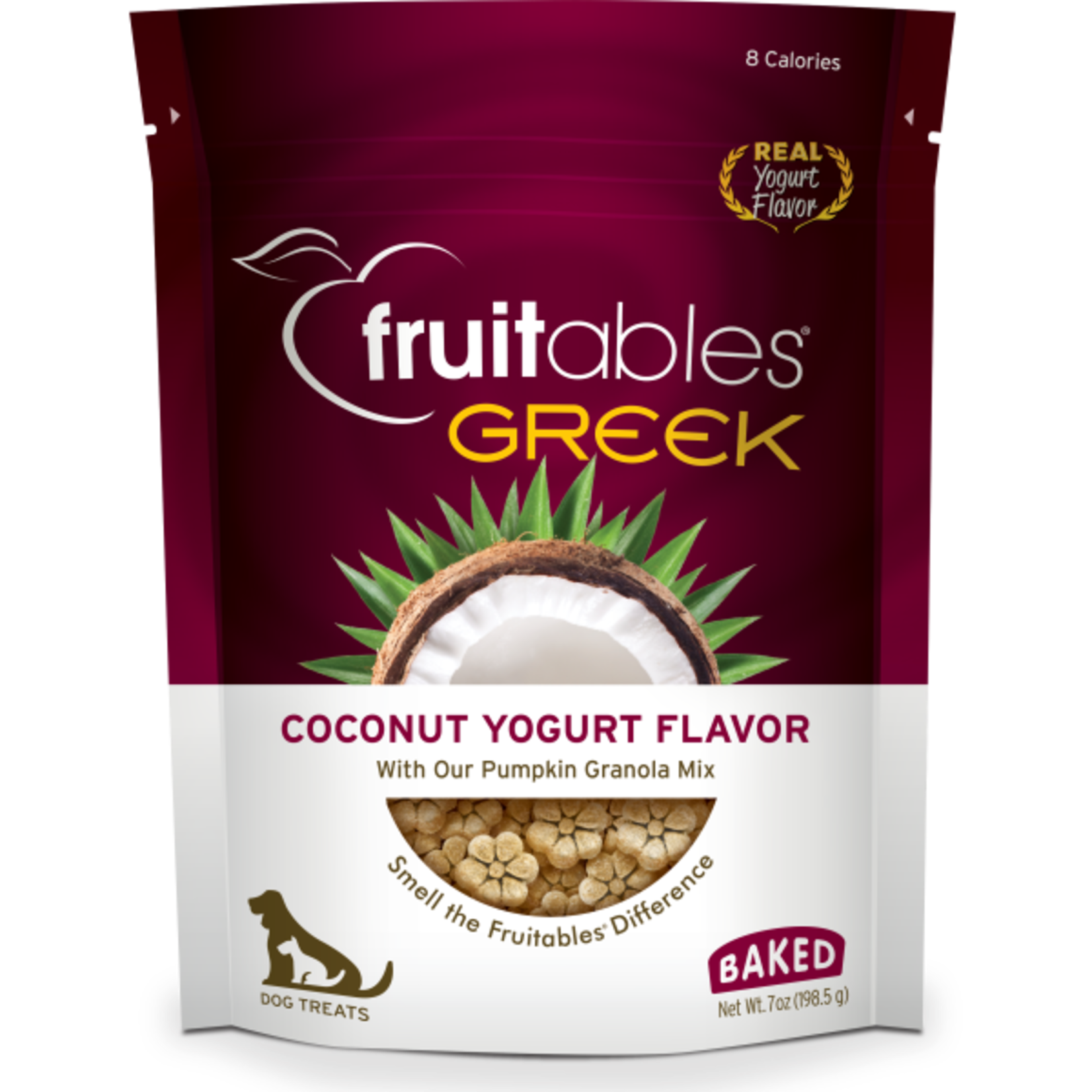 Fruitables Fruitables Dog Greek Coconut Yogurt Crunchy Treats 198 g