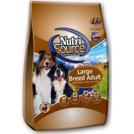 nutrisource lamb and rice large breed