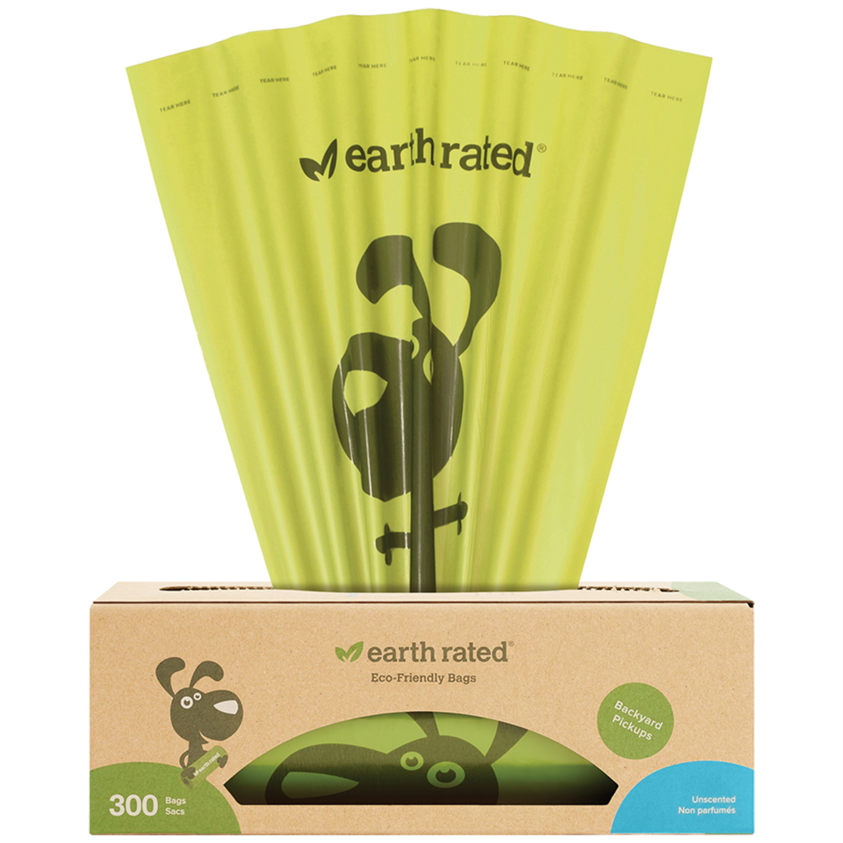 Earth Rated Unscented Refill Bags | 1 Roll 300 Bags