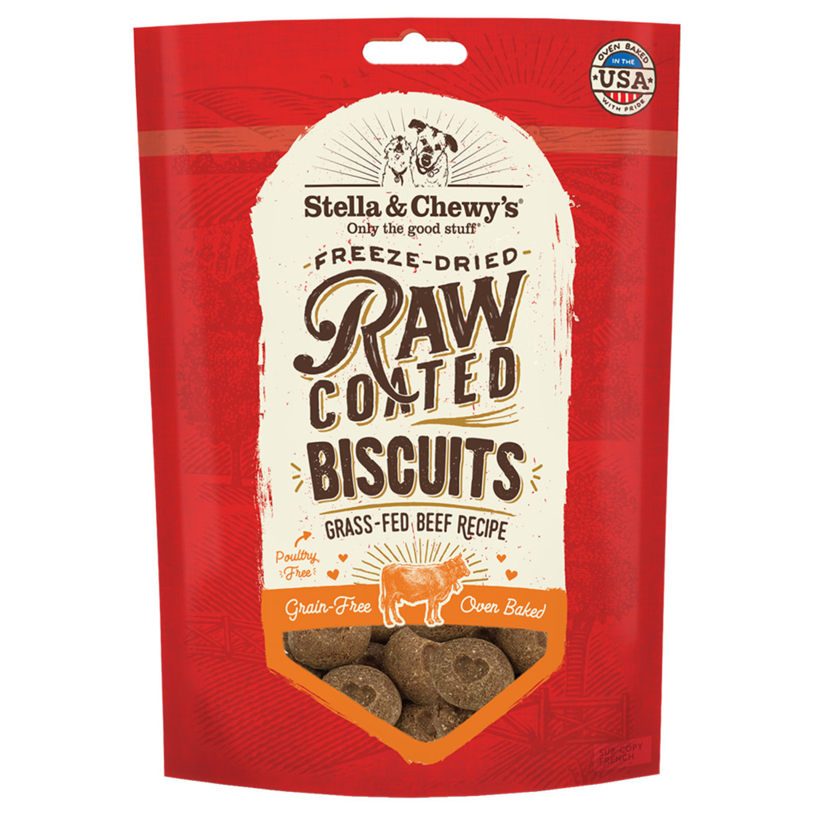 Stella & chewy's SC FD Raw Coated Biscuits 9OZ