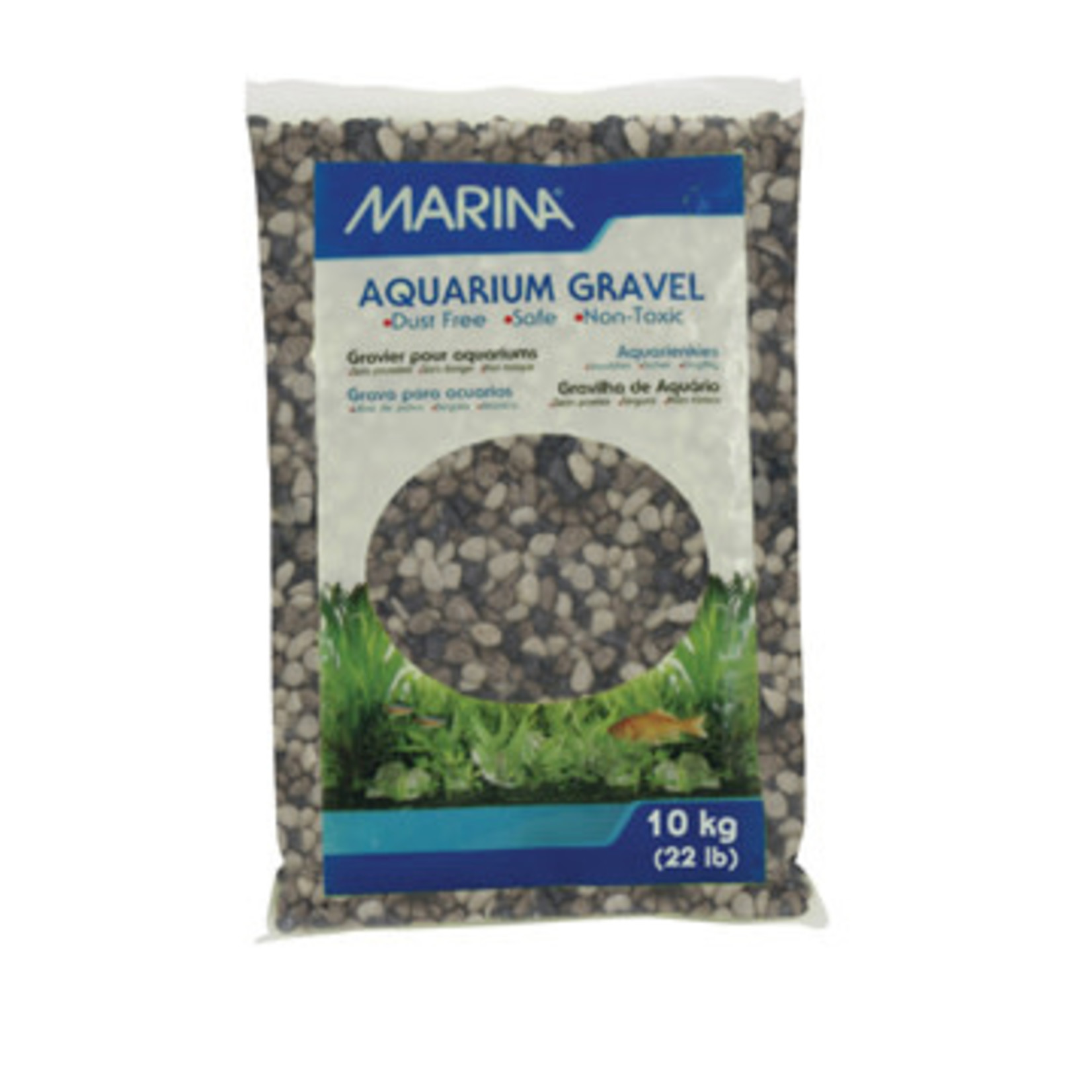 MARINA Marina Decorative Aquarium Gravel - Grey Tones - 10 kg