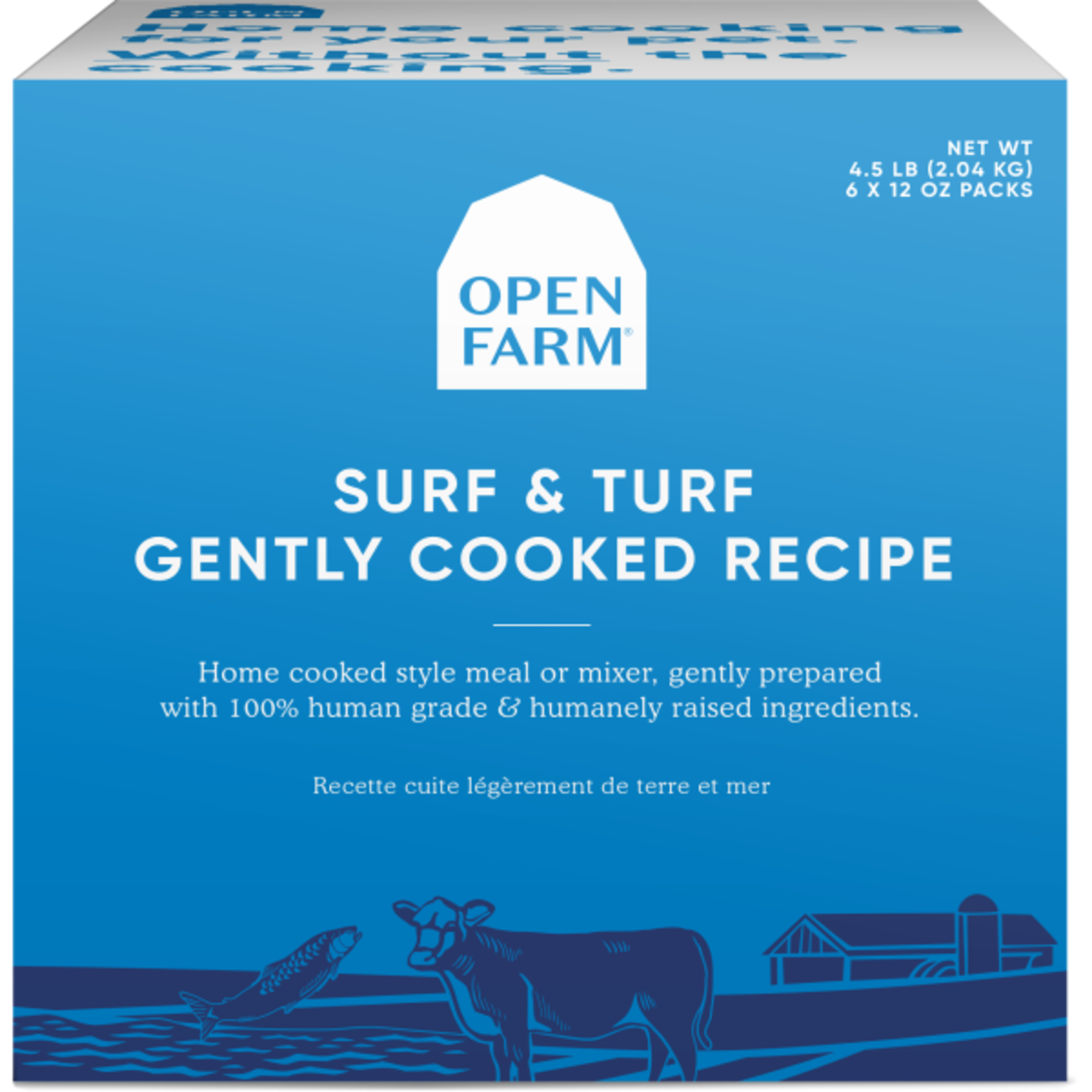 Open Farm Open Farm Dog Gently Cooked Surf & Turf 6/12 oz