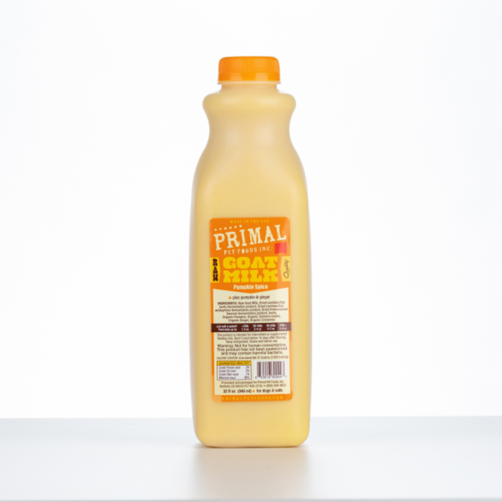 Primal Pet Foods Primal Frozen Raw Goat Milk Pumpkin Spice Quart / 32 oz
