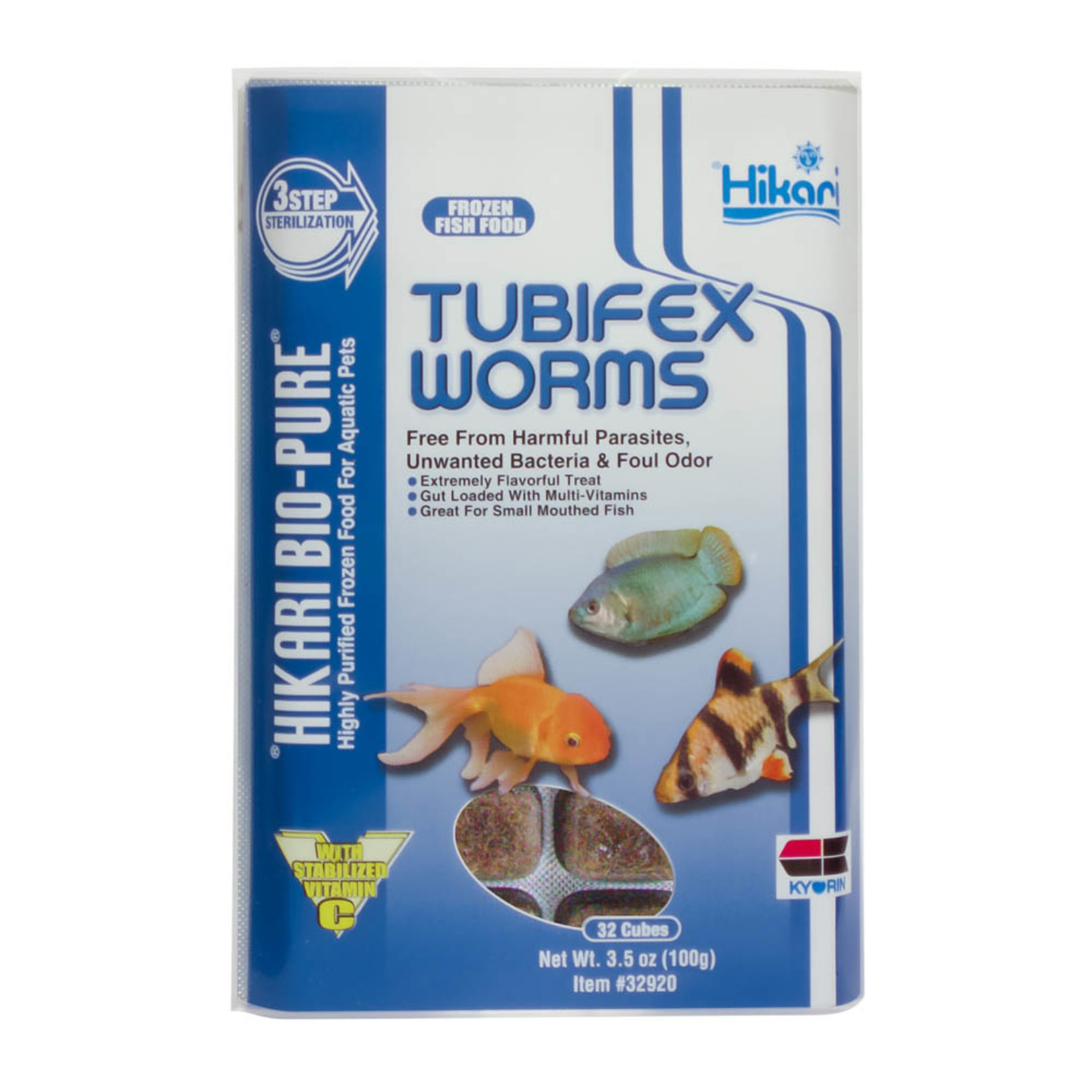 HIKARI USA INC. Frozen Tubifex Worms Cubes