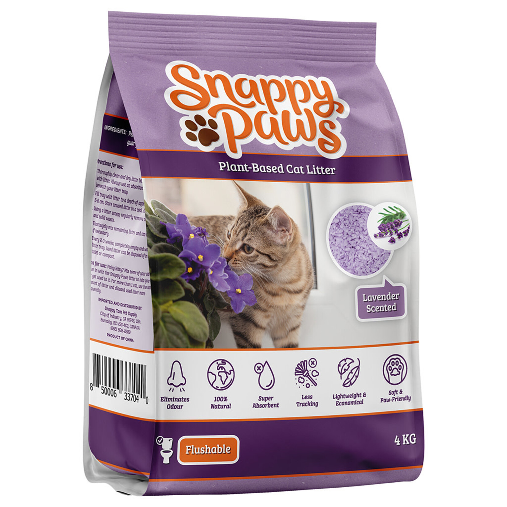 Snappy Tom Snappy Paws Lavender Scent 8.8LB