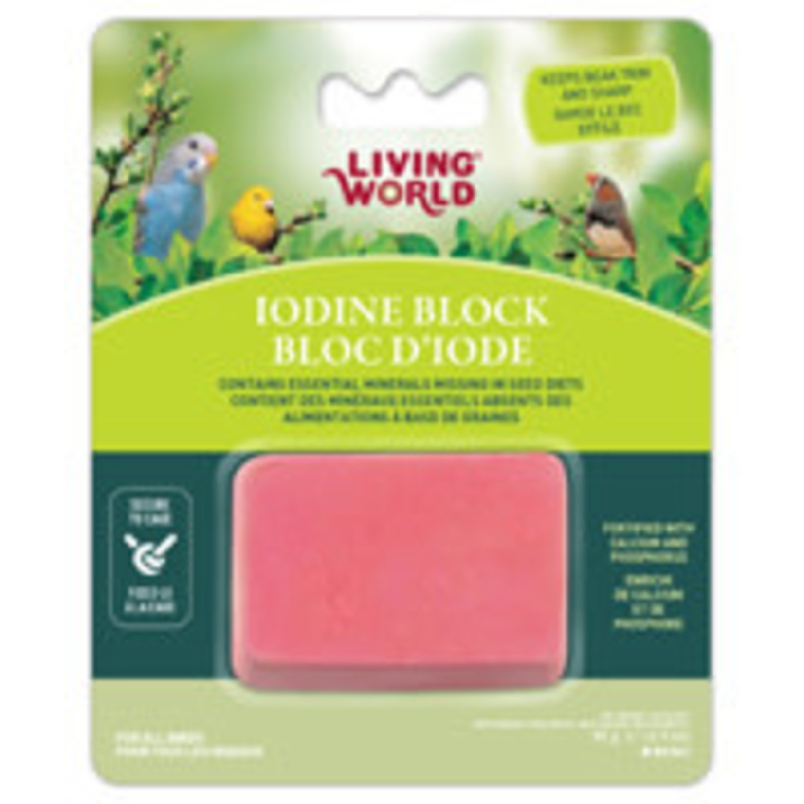 LIVING WORLD Living World Iodine Block for Birds - Large - 82 g (2.9 oz)