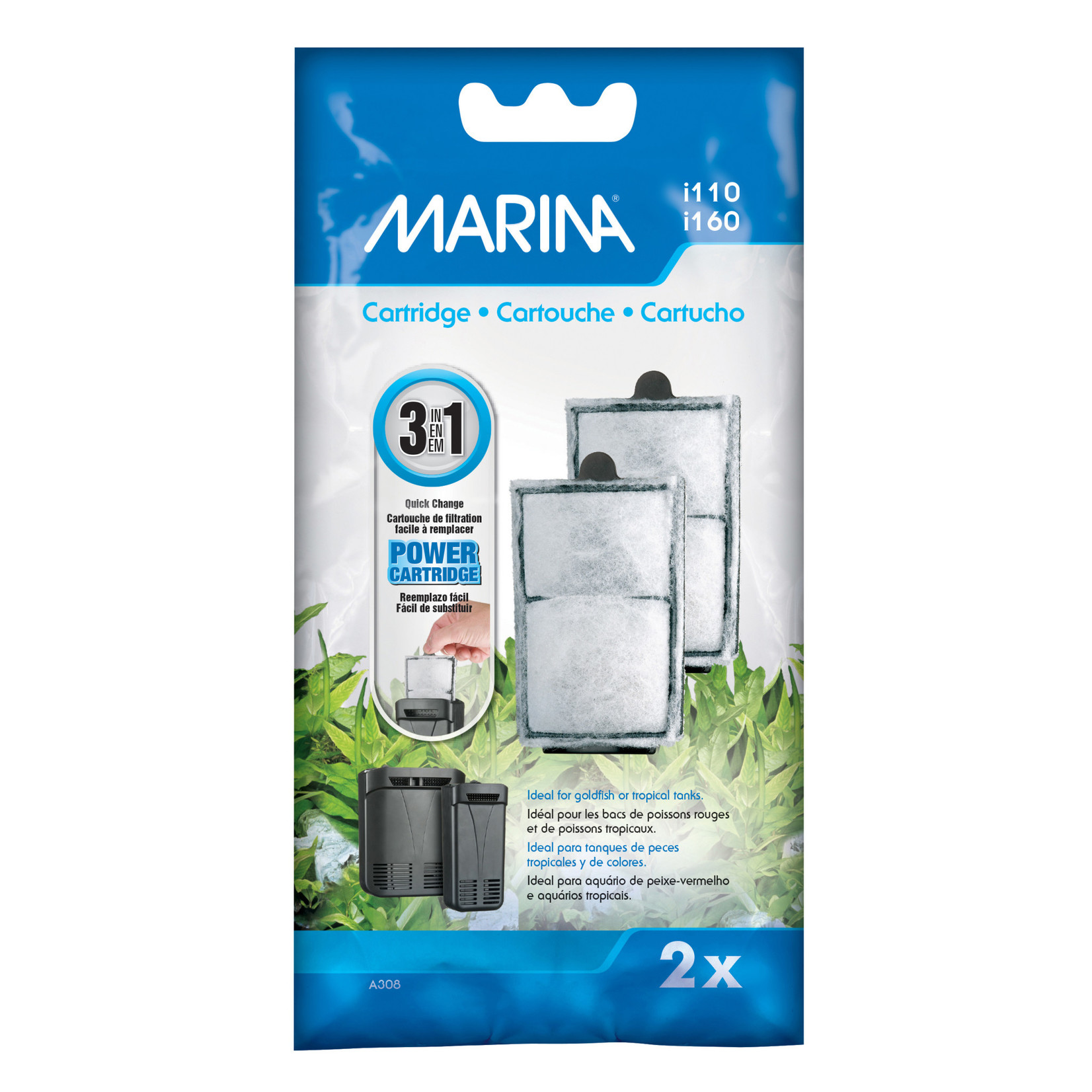 MARINA Marina i110 and i160 Internal Filter Refill Cartridge - 2 pcs