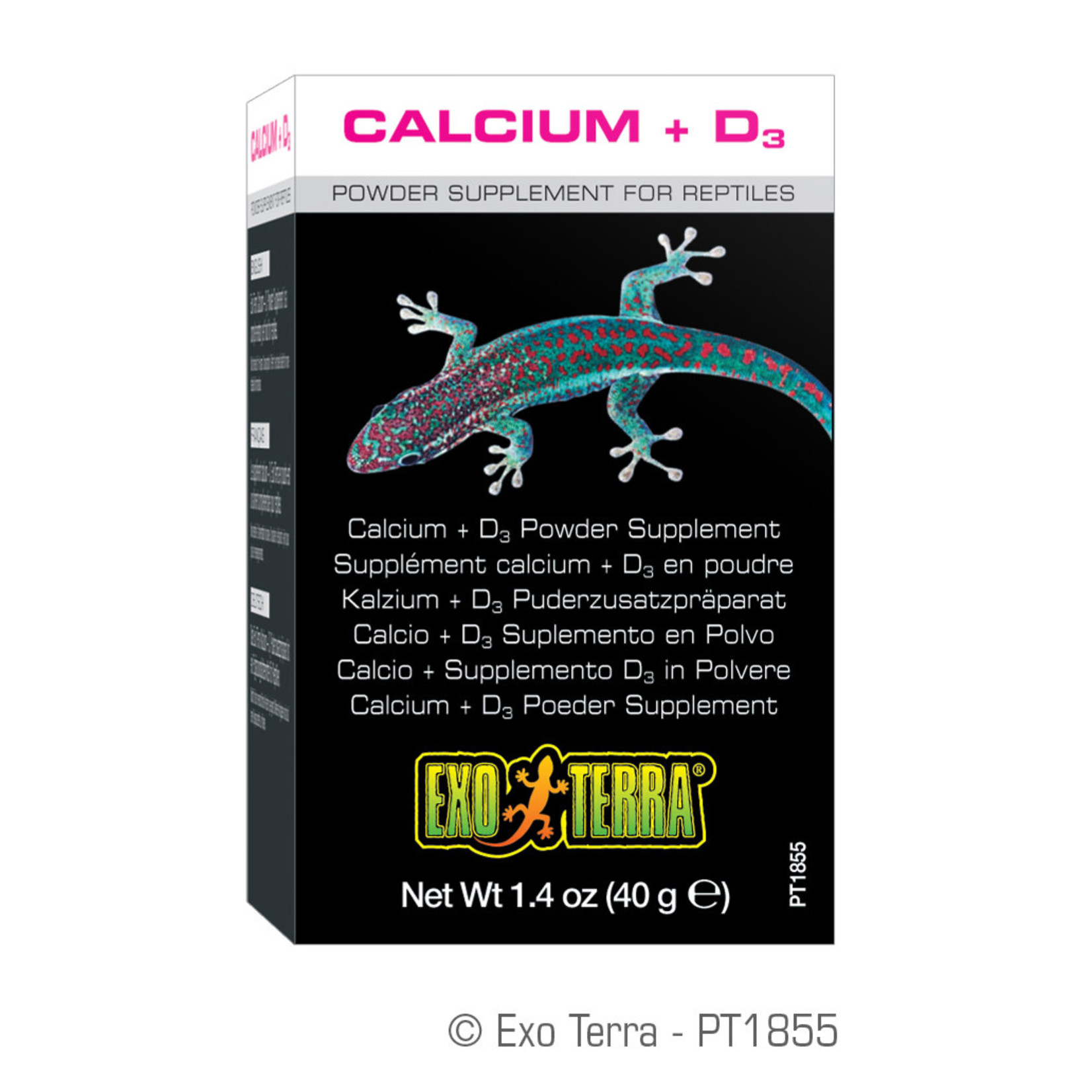 EXO-TERRA Exo Terra Calcium + D3 Powder Supplement - 1.4 oz / 40 g