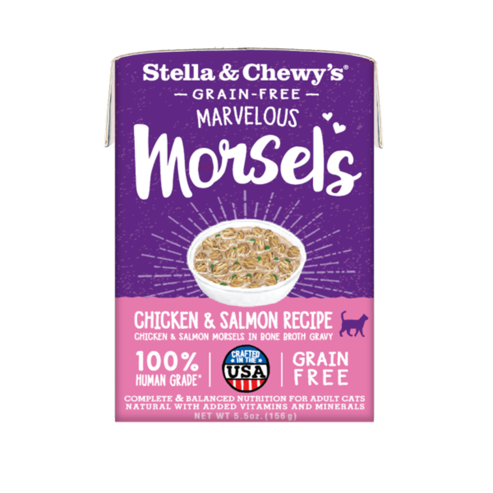 Stella & chewy's Stella&Chewys Cat Marvelous Morsels Chicken&Salmon 5.5 oz