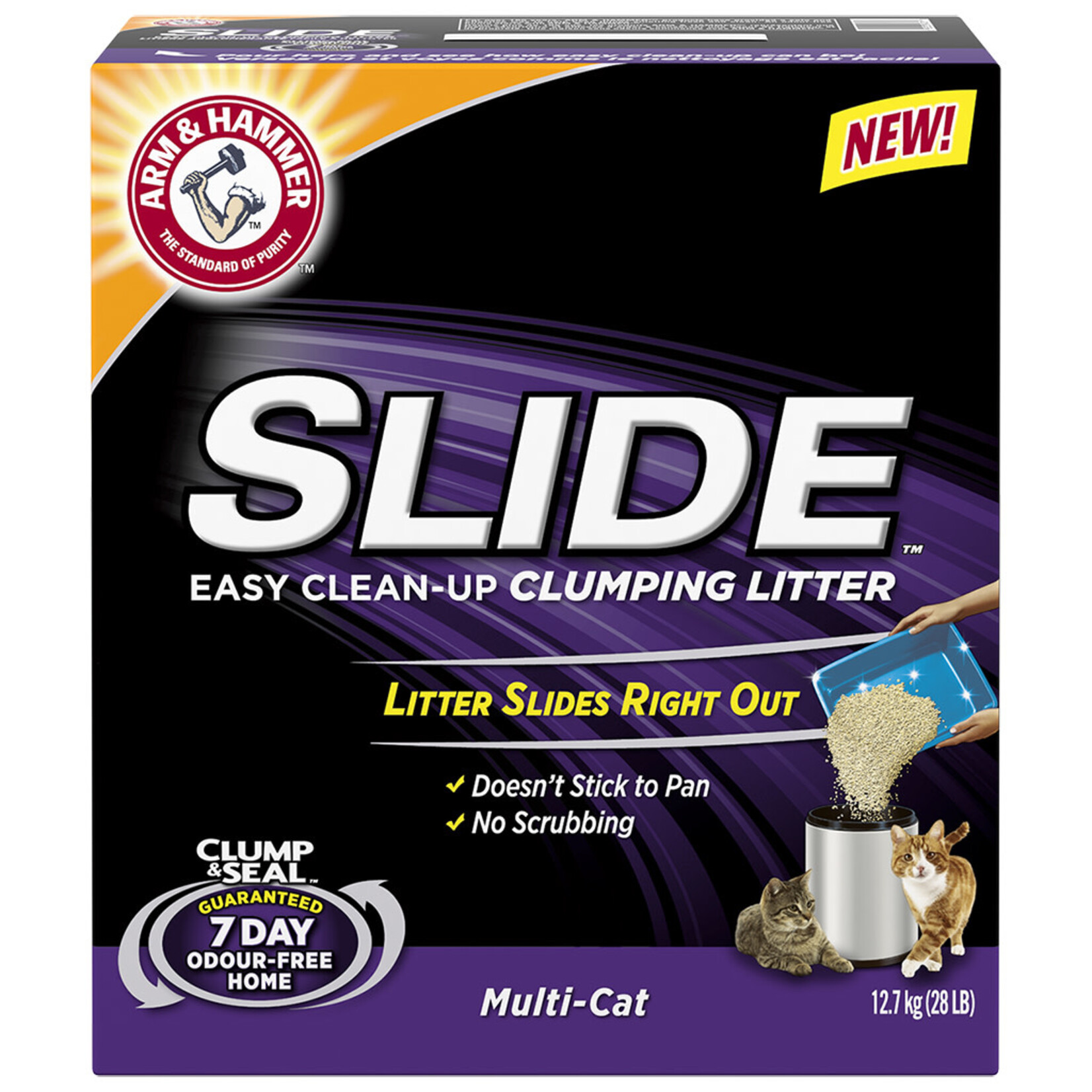 PESTELL PET PRODUCTS A&H Slide Clumping Litter Multi-Cat 6.4KG