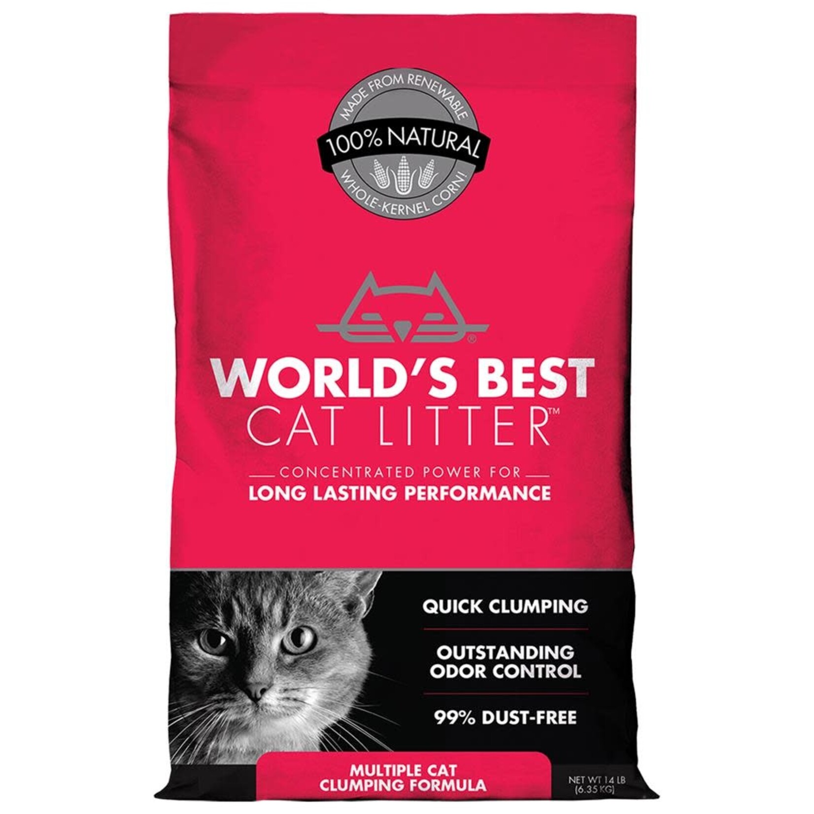 World's Best Multiple Cat Clumping 14LB