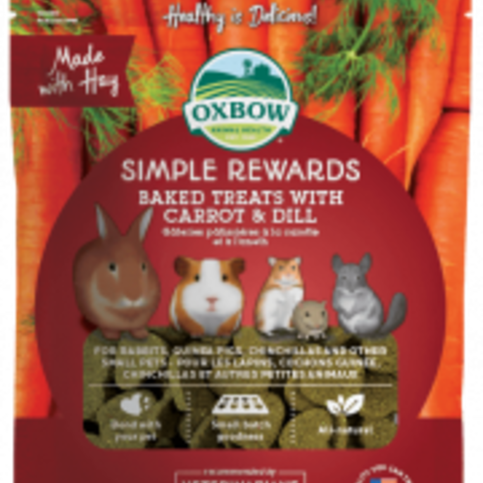 OXBOW ANIMAL HEALTH Simple Rewards Carrot & Dill