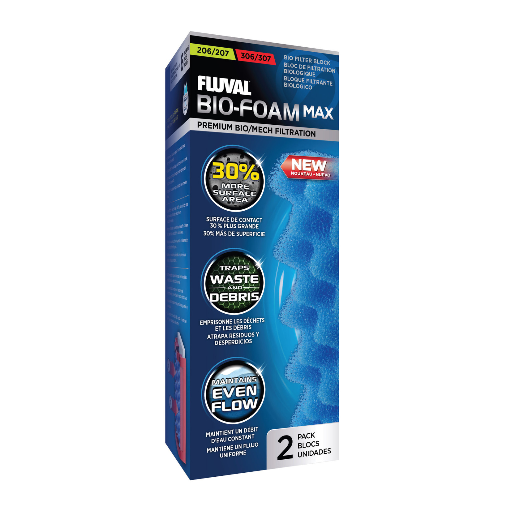 Fluval FL 207/307 BioFoam MAX, 2pcs