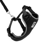 RC PETS RC Pets Adventure Kitty Harness L Black