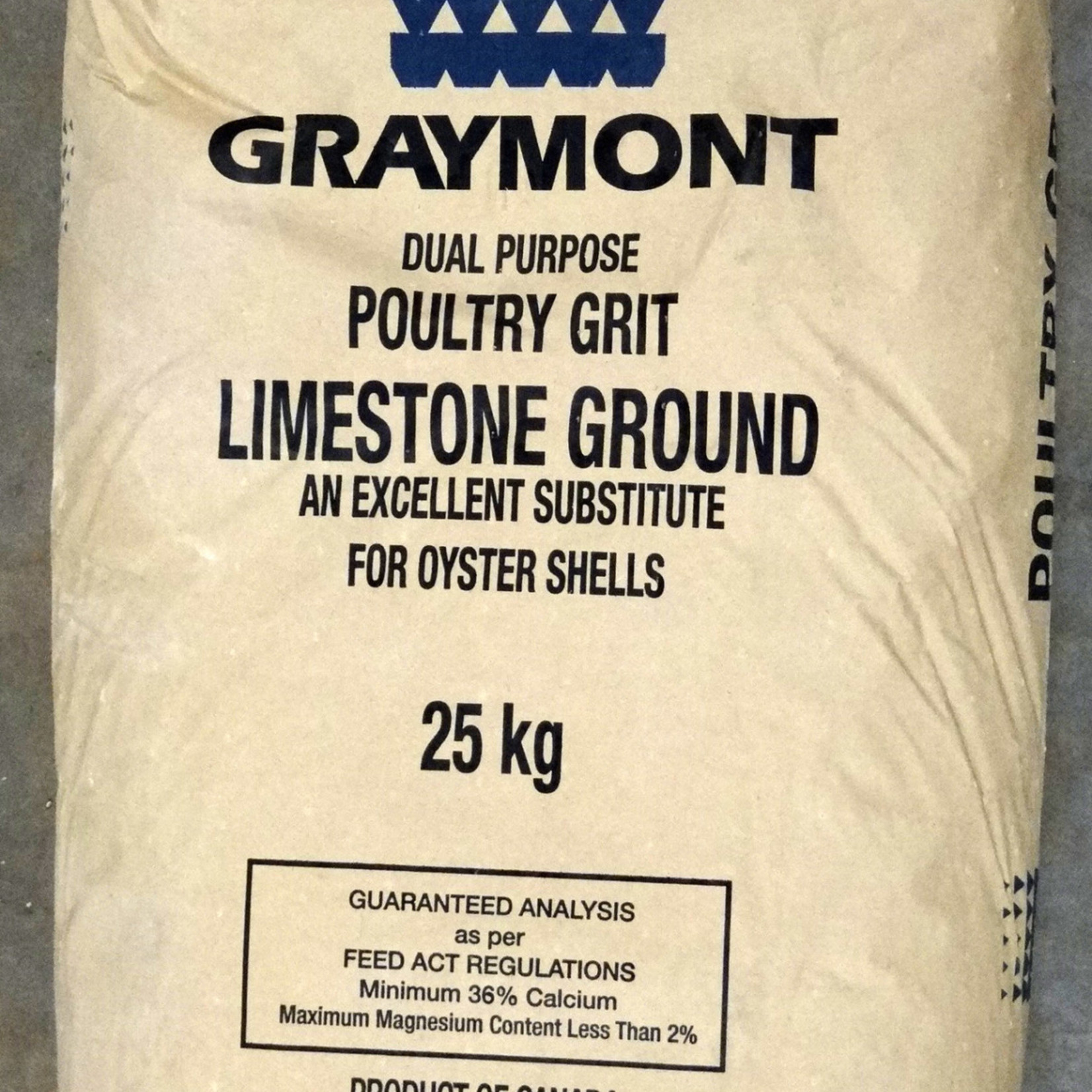 Poultry Grit - Graymont  25kg