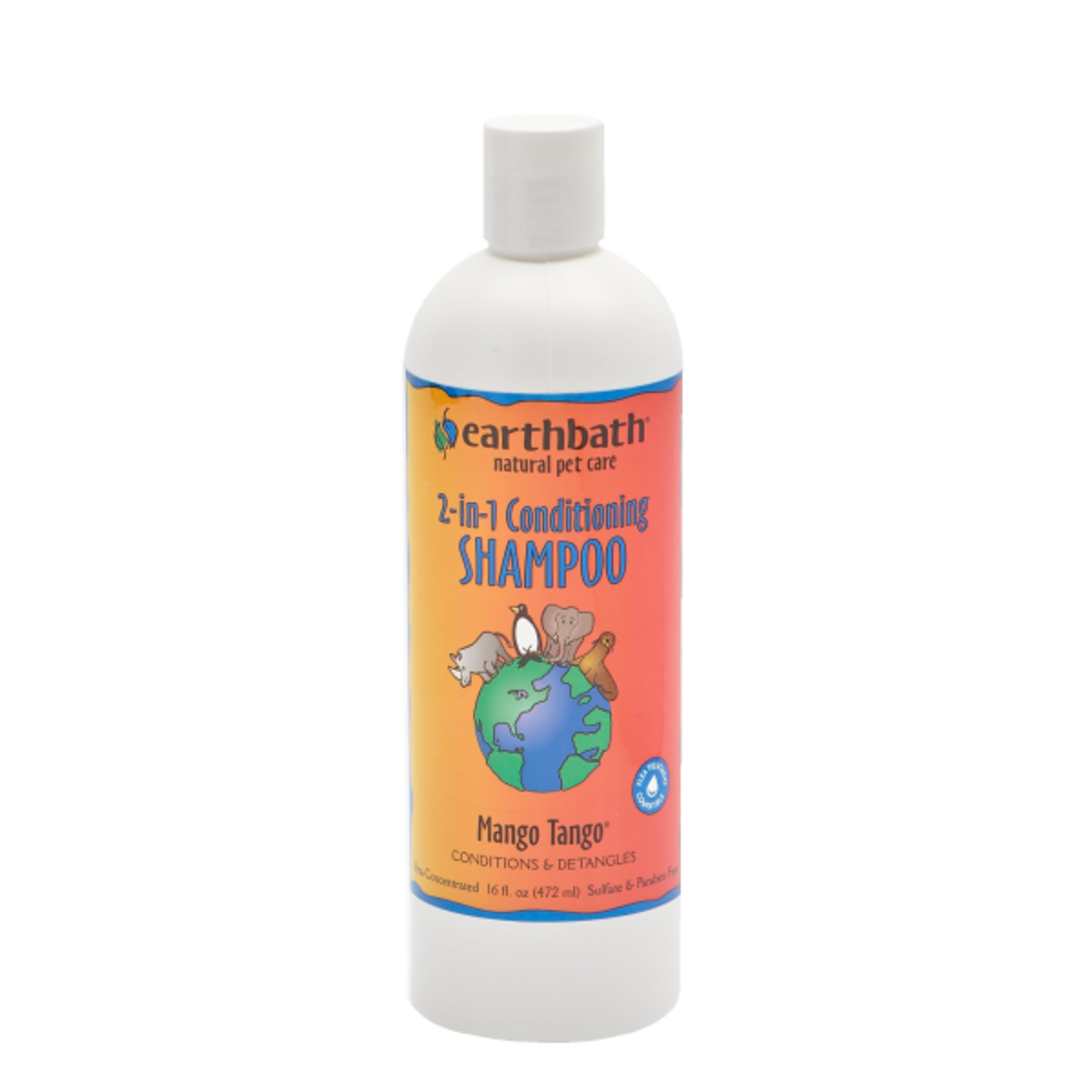 EARTH BATH earthbath 2-in-1 Conditioning Shampoo Mango Tango 16 oz