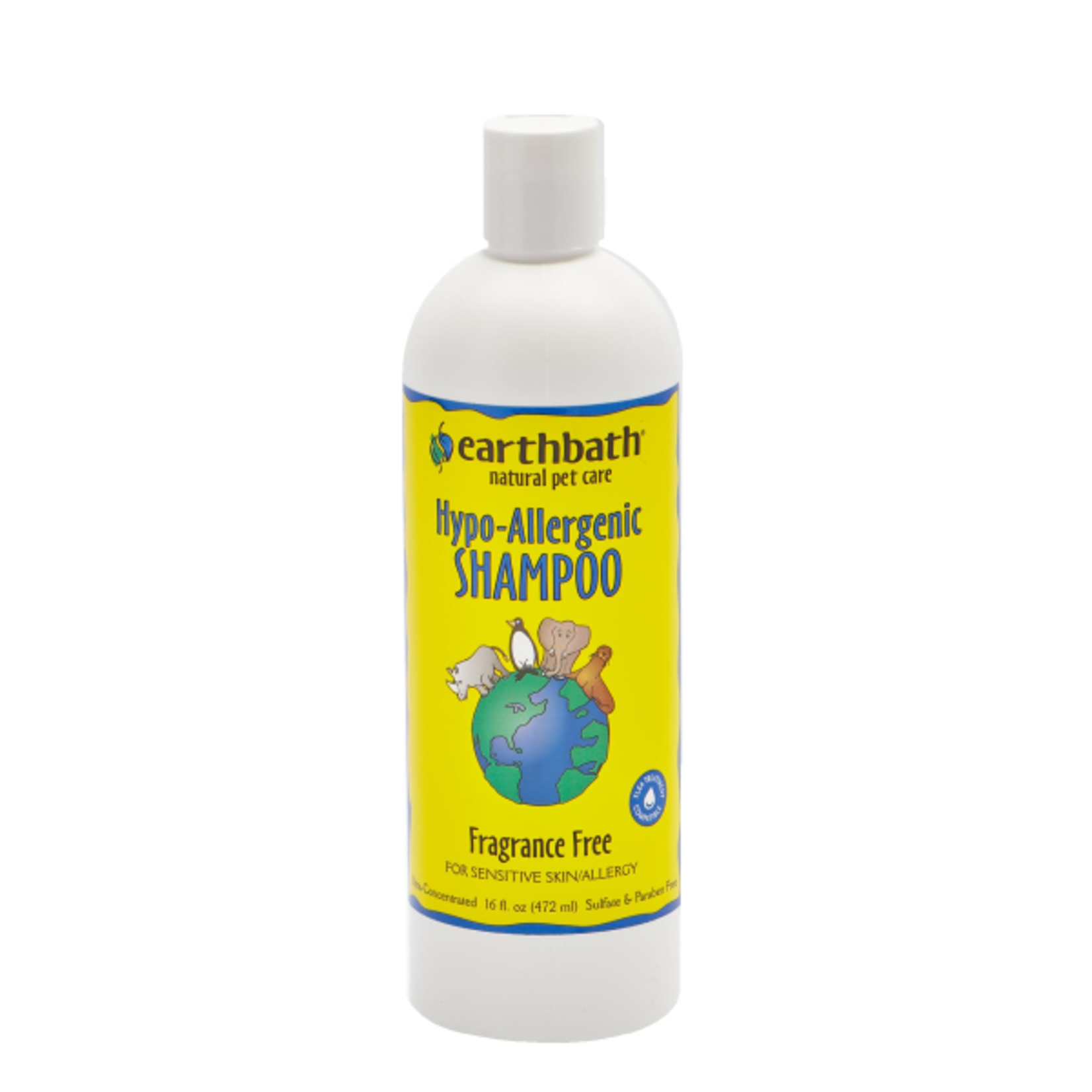 EARTH BATH earthbath Hypo-Allergenic Shampoo Fragrance Free 16 oz