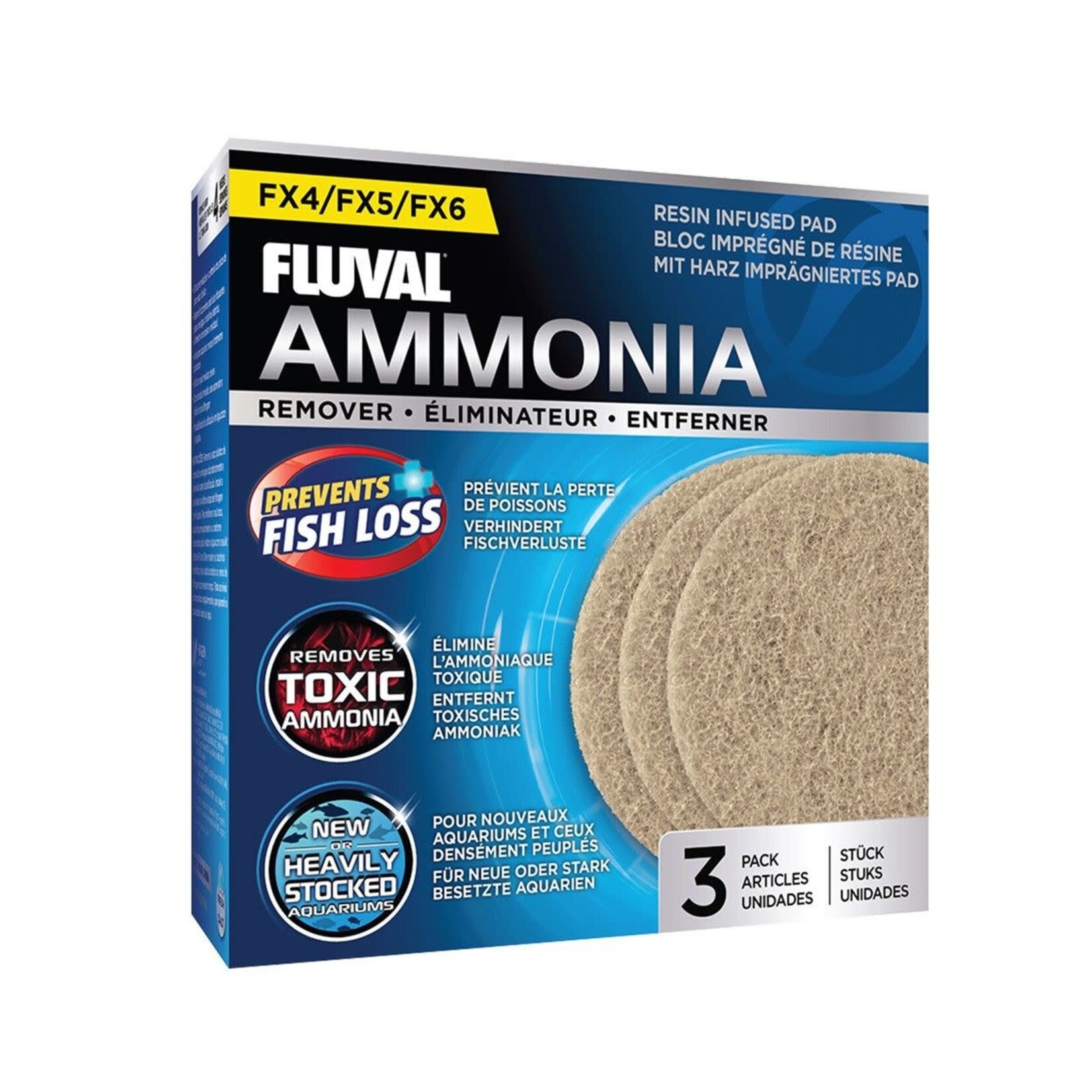 Fluval Fluval FX4/FX5/FX6 Ammonia Remover - 3 pack