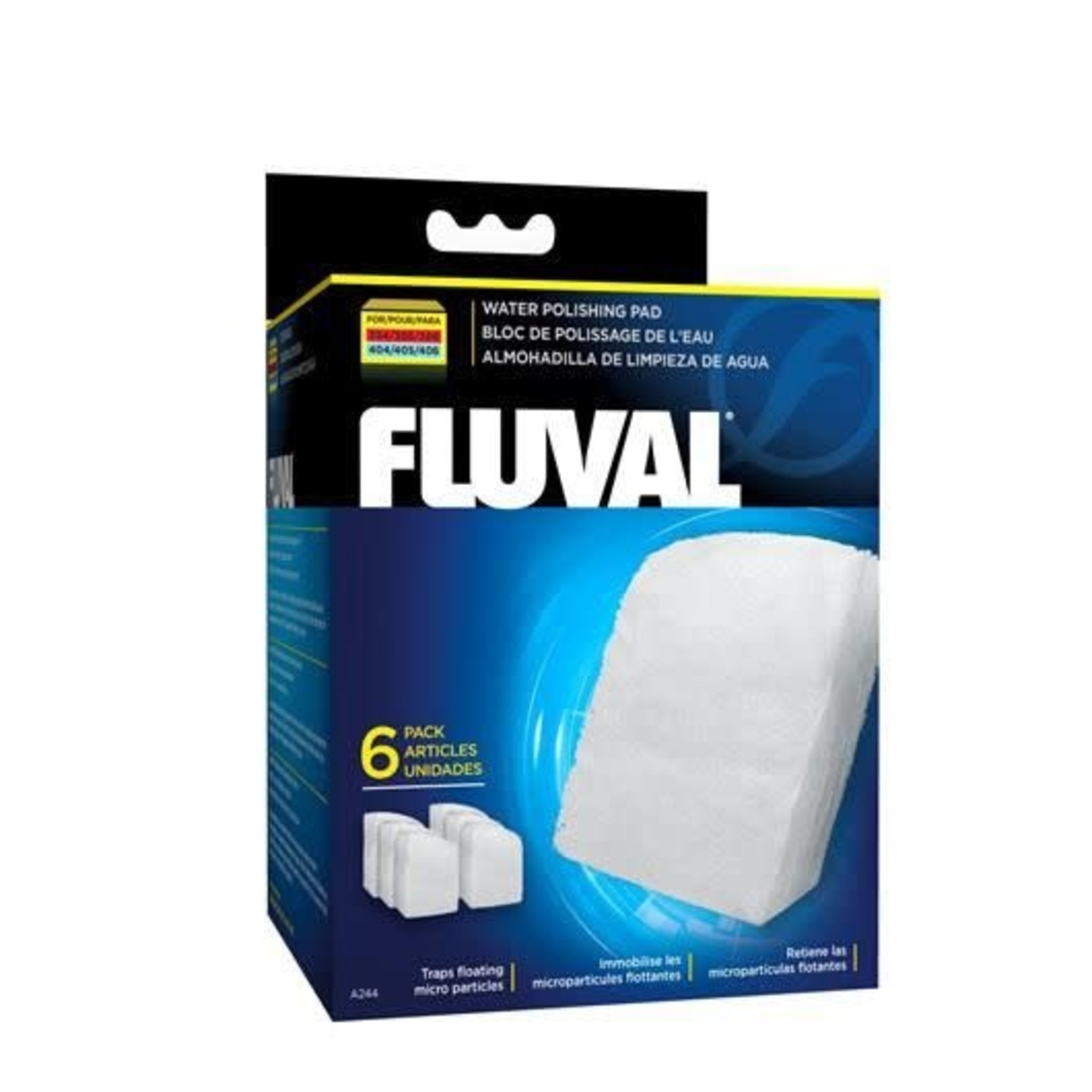 Fluval Fluval Water Polishing Pad, Fits 304/305/404/405 Models (6/Pack)