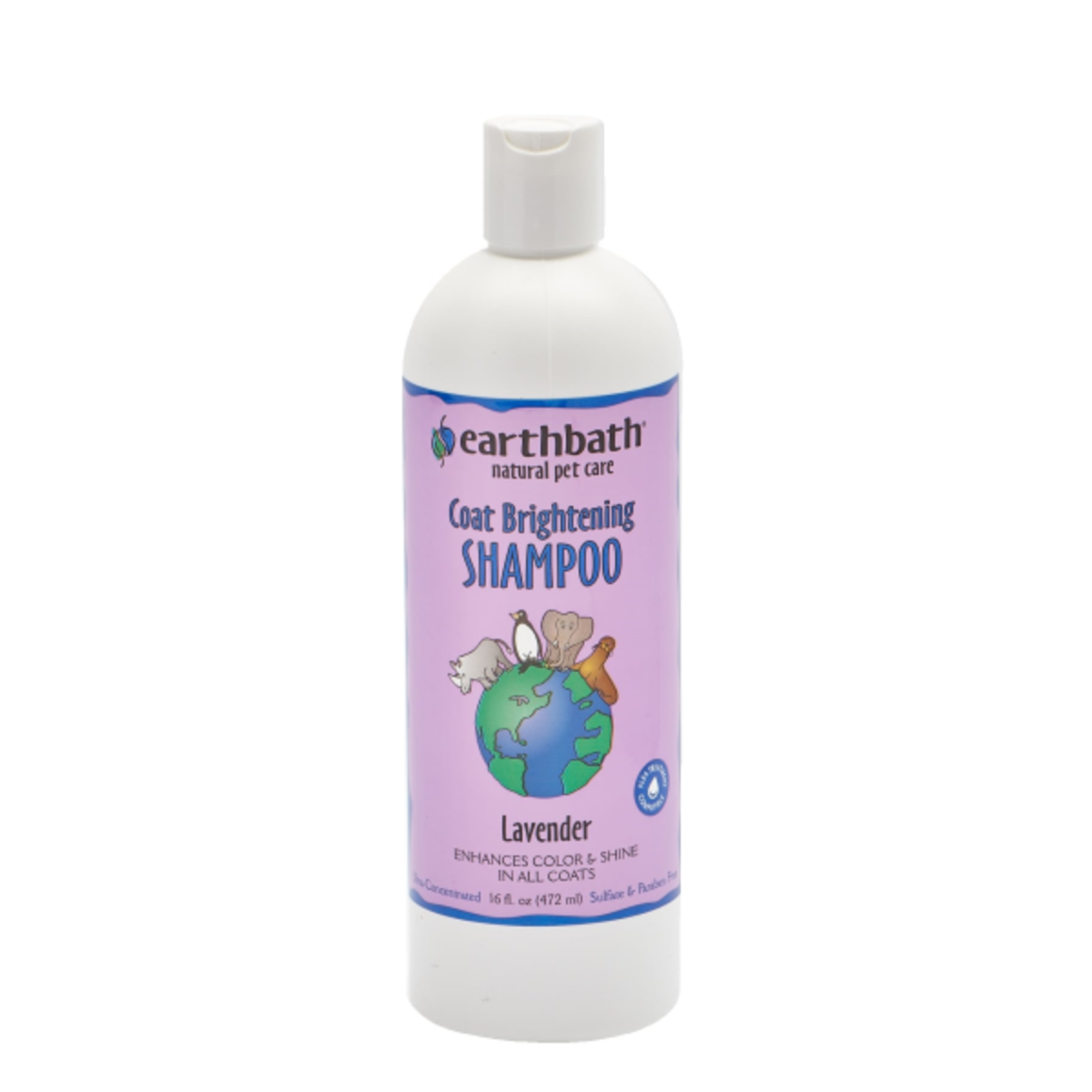 EARTH BATH earthbath Coat Brightening Shampoo Lavender 16 oz