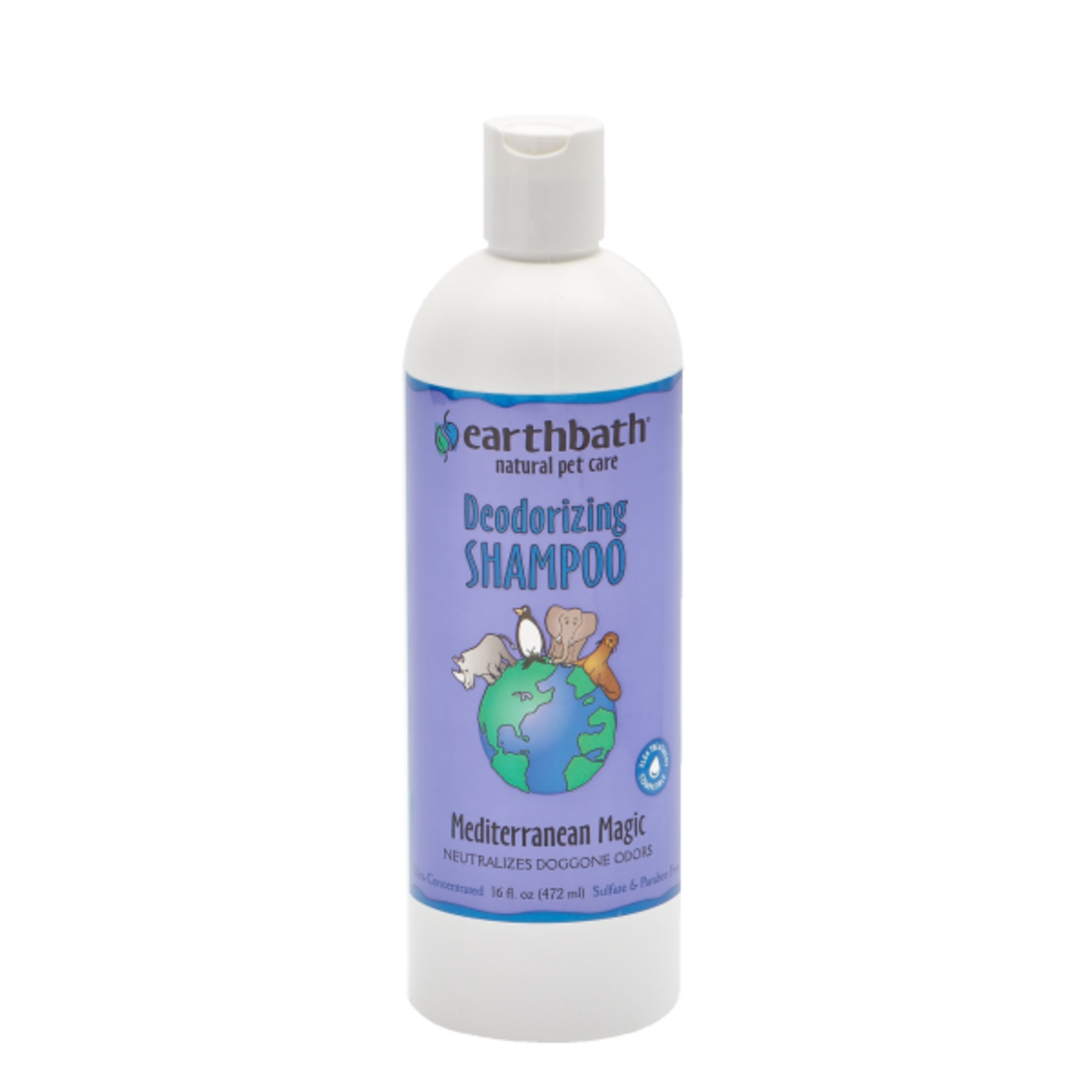 EARTH BATH earthbath Deodorizing Shampoo Mediterranean Magic 16 oz