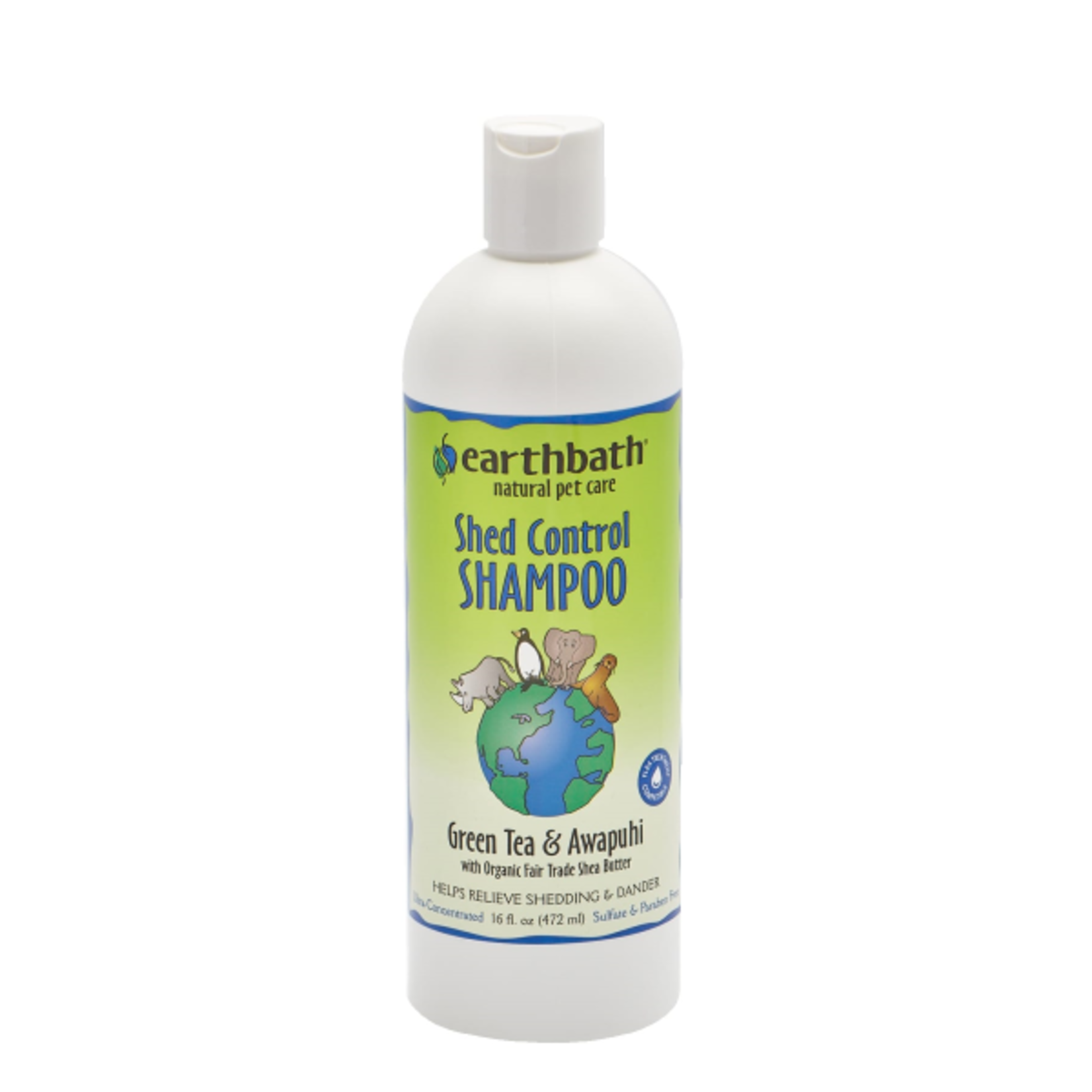 EARTH BATH earthbath Shed Control Shampoo Green Tea & Awapuhi 16 oz