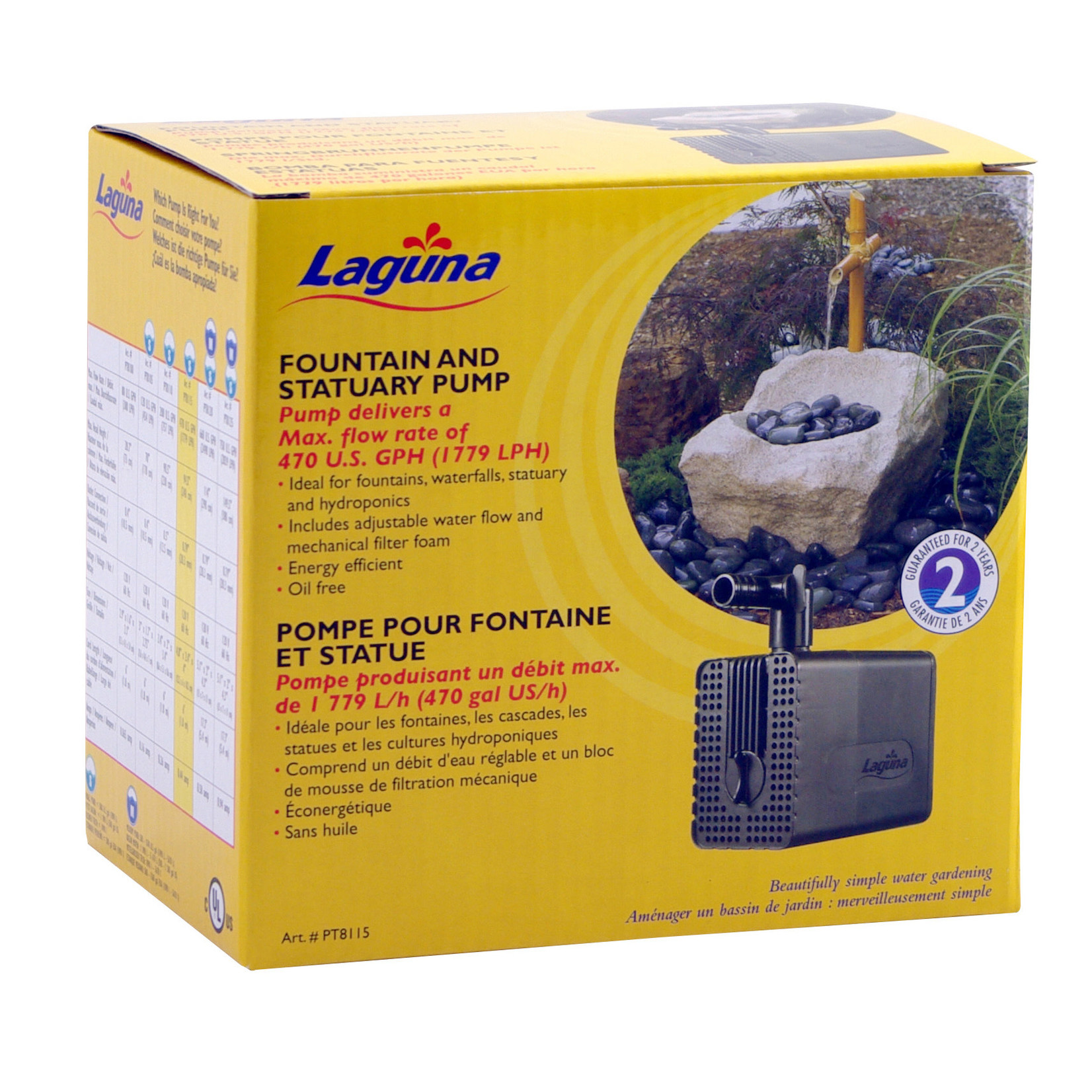 Laguna Laguna Submersible Water Pump - For ponds up to 3560 L (940 US Gal)