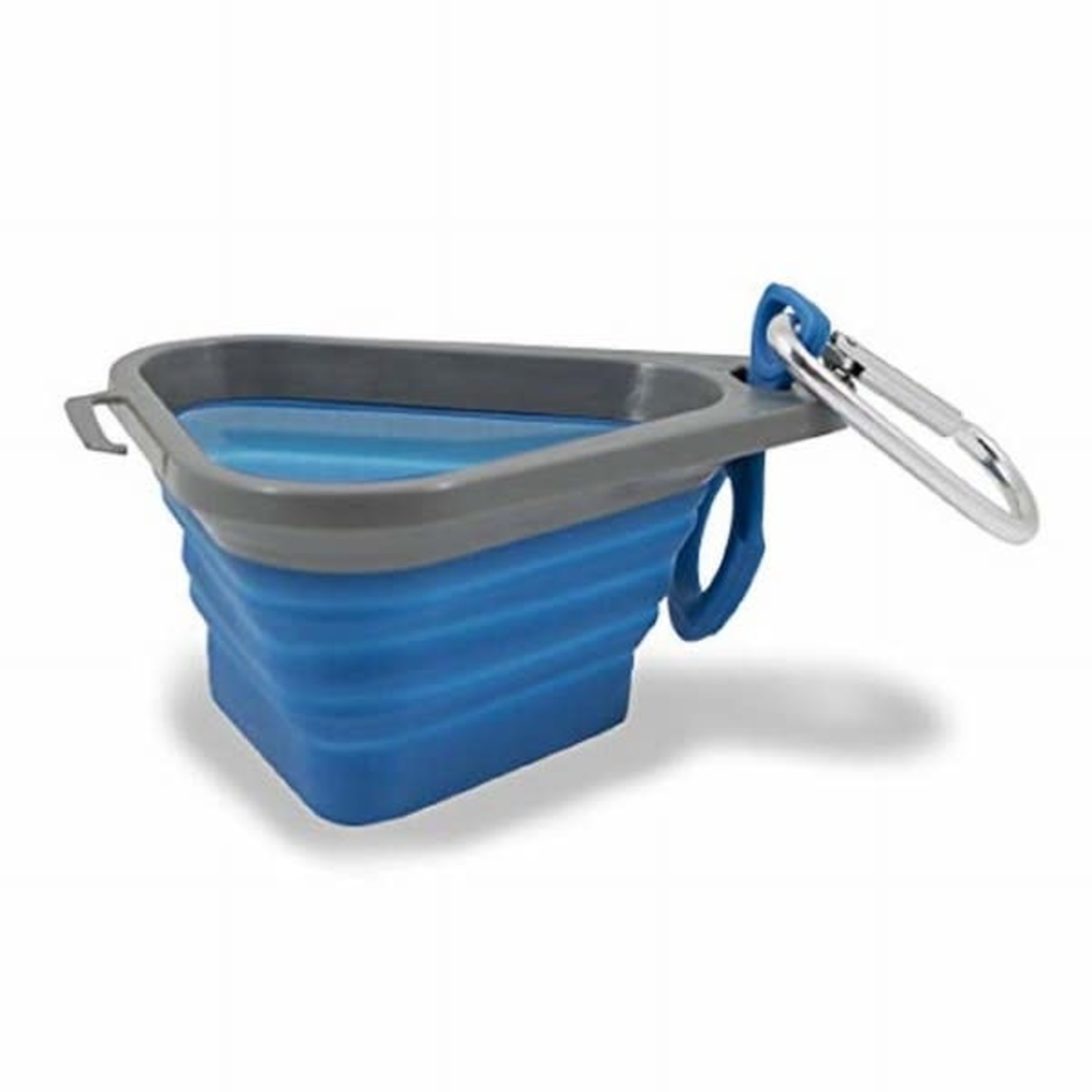 Kurgo Kurgo Mash & Stash Collapsible bowl -Mini Blue/Grey