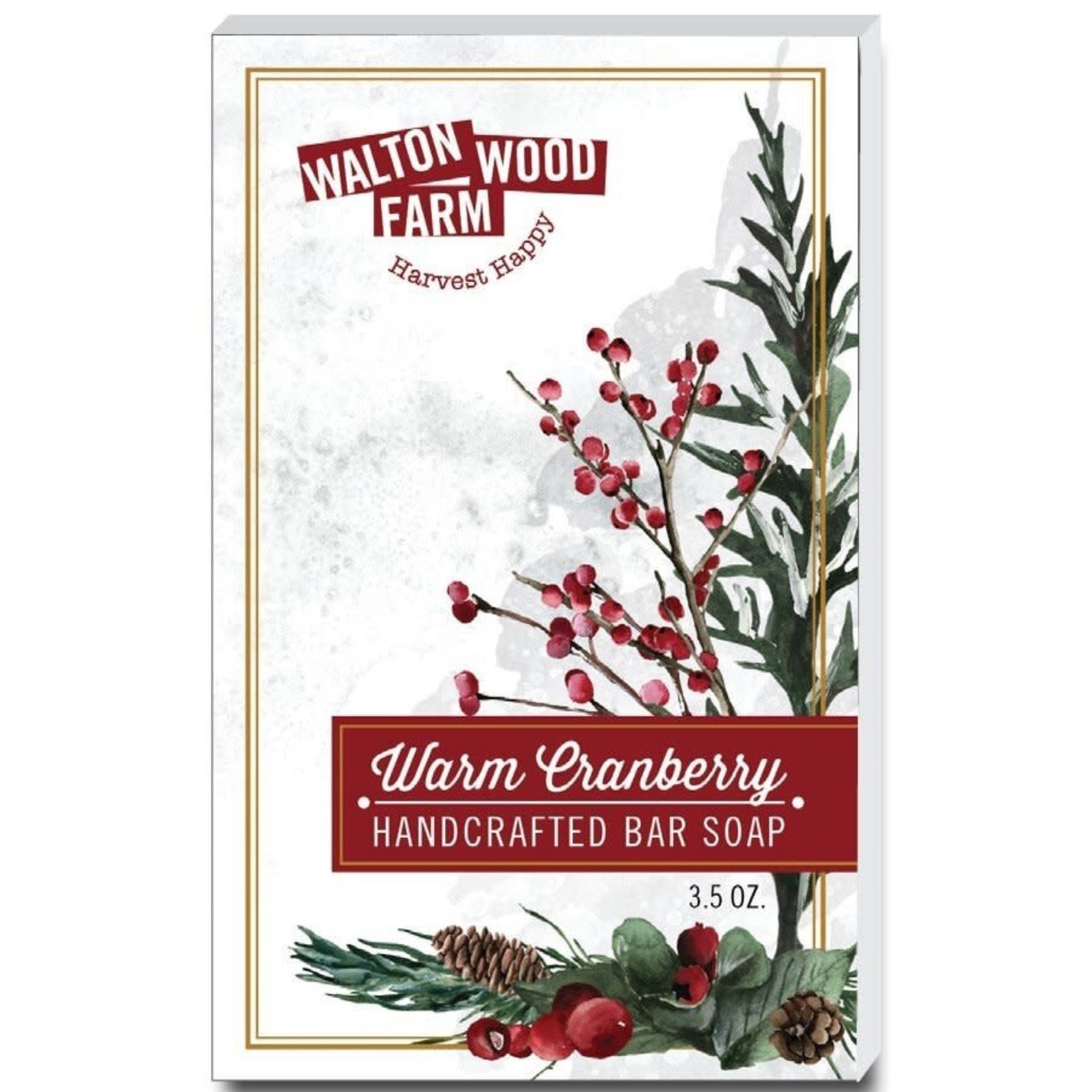 Walton Wood Farms WALTON WOOD Holiday Cranberry Soap 3.5oz