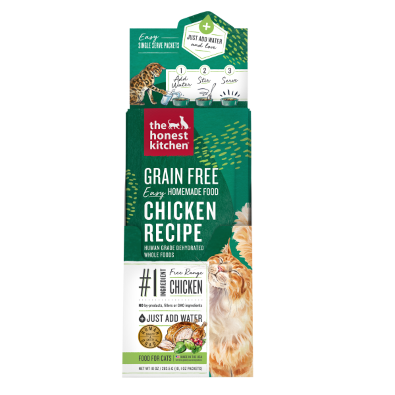 Honest Kitchen HK Cat Dehydrated GF Chicken Singles 1 oz