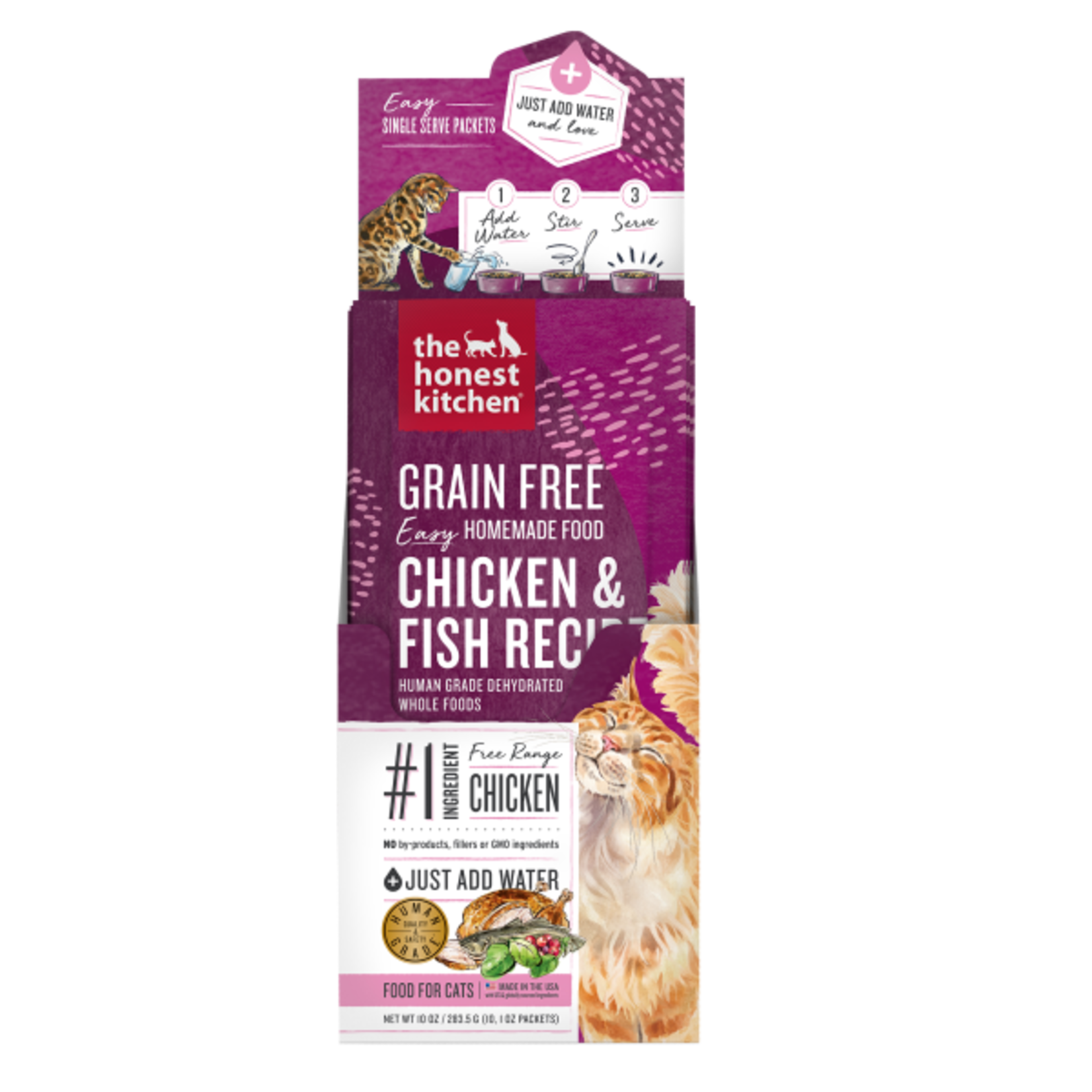 Honest Kitchen HK Cat Dehydrated GF Chicken & Whitefish Singles 1 oz
