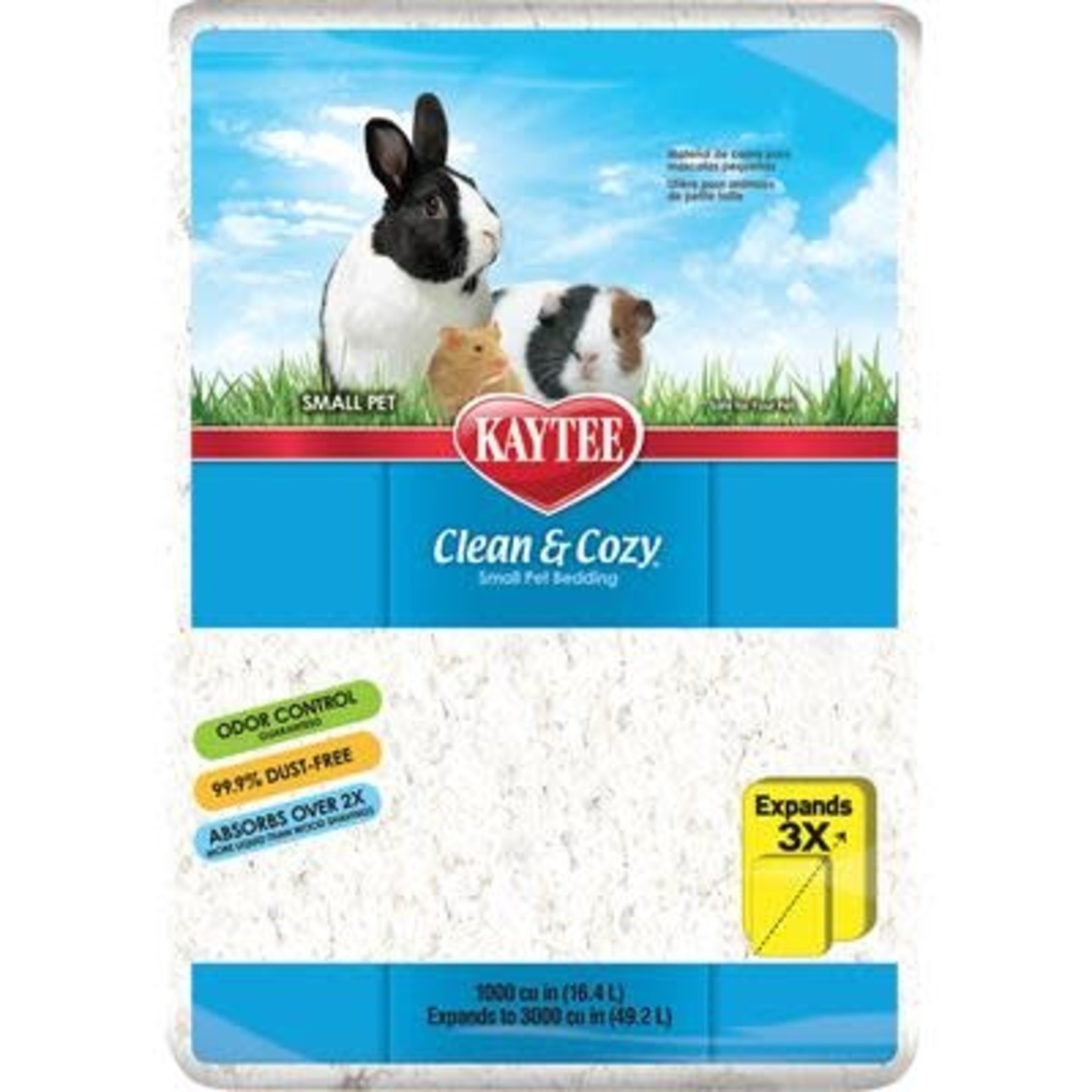 KAYTEE PRODUCTS INC KT Clean and Cozy Bedding White 1000cu in