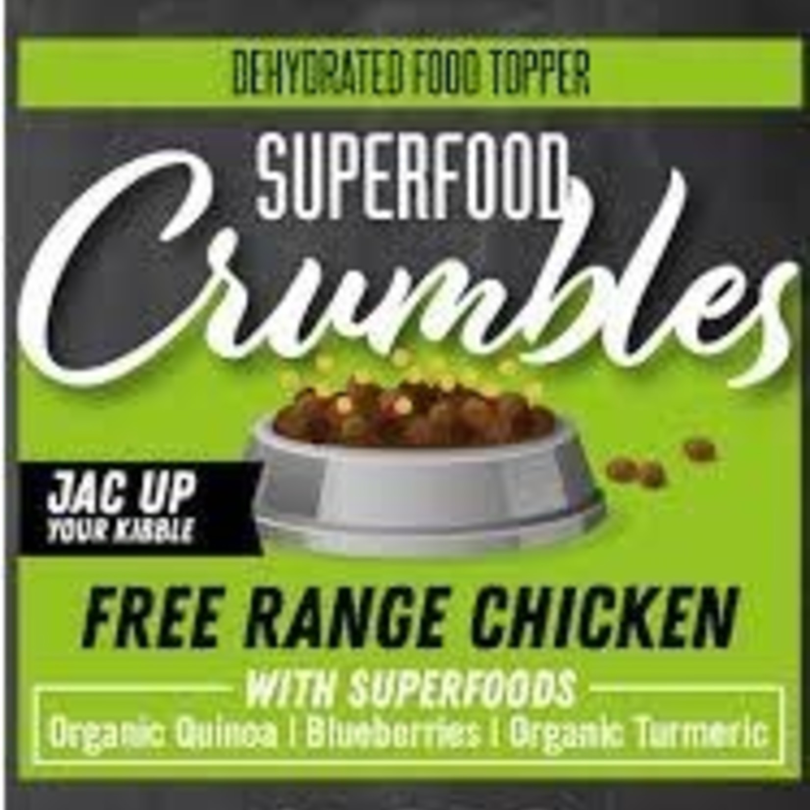 JAC Superfood Crumbles Pet Food Topper – Chicken – 14 oz.