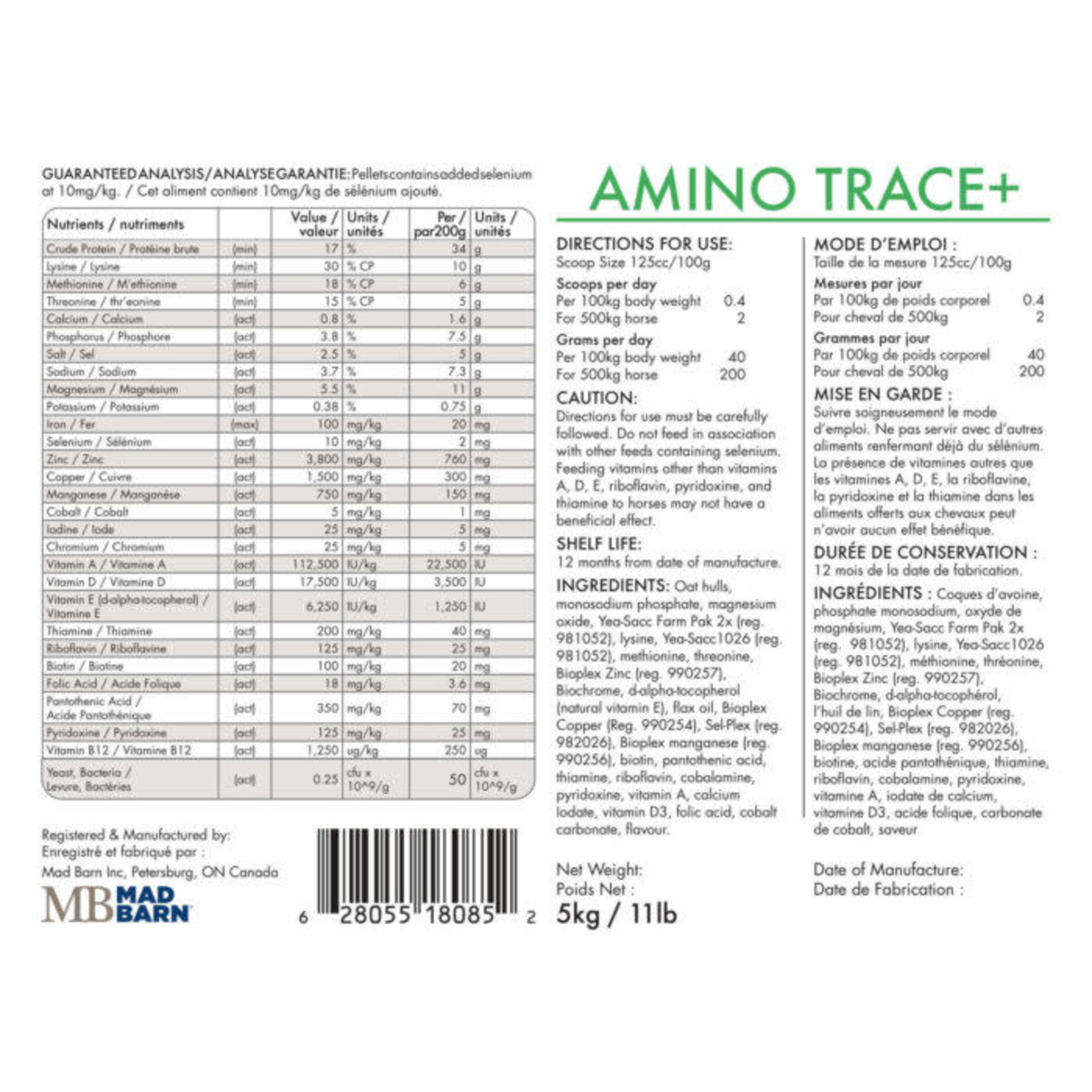 MADBARN AMINOTRACE+ 5kg