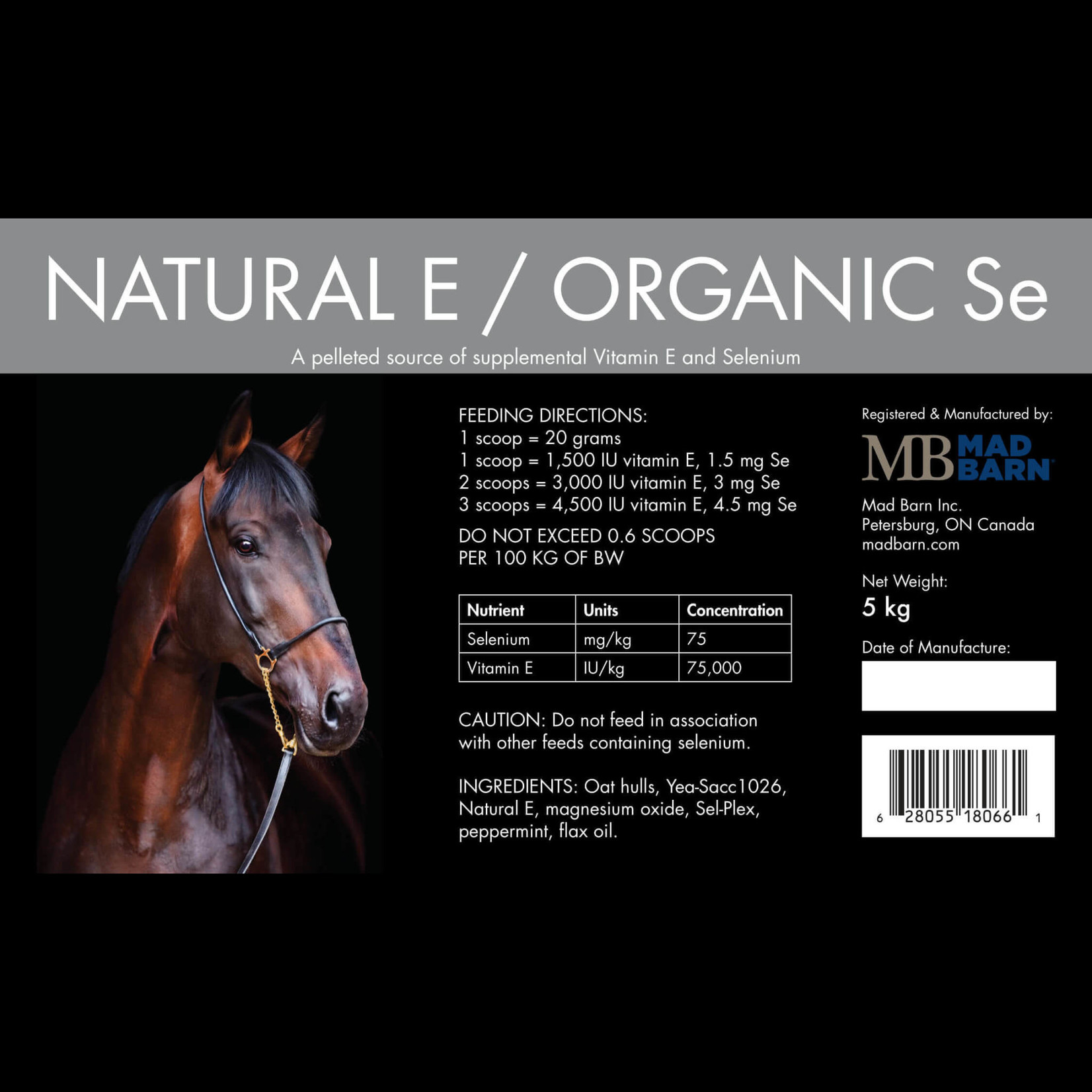 MADBARN NATURAL E/ORGANIC SE 2.5kg