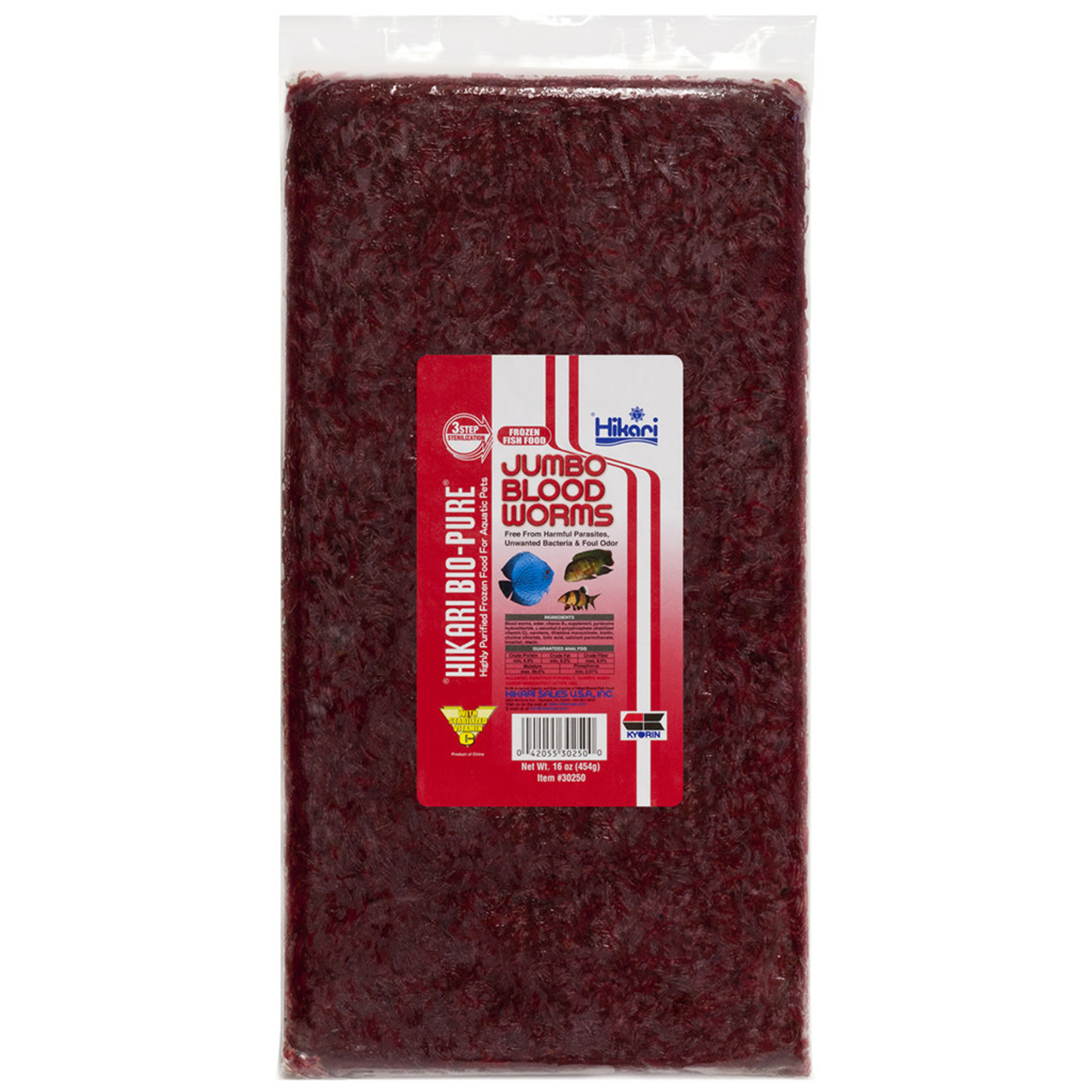 HIKARI USA INC. HIKARI Frozen Blood Worms Jumbo 16OZ