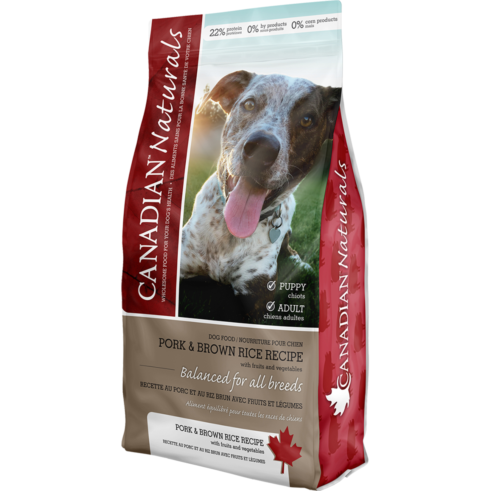 Canadian Naturals Pork & Brown Rice 30LB