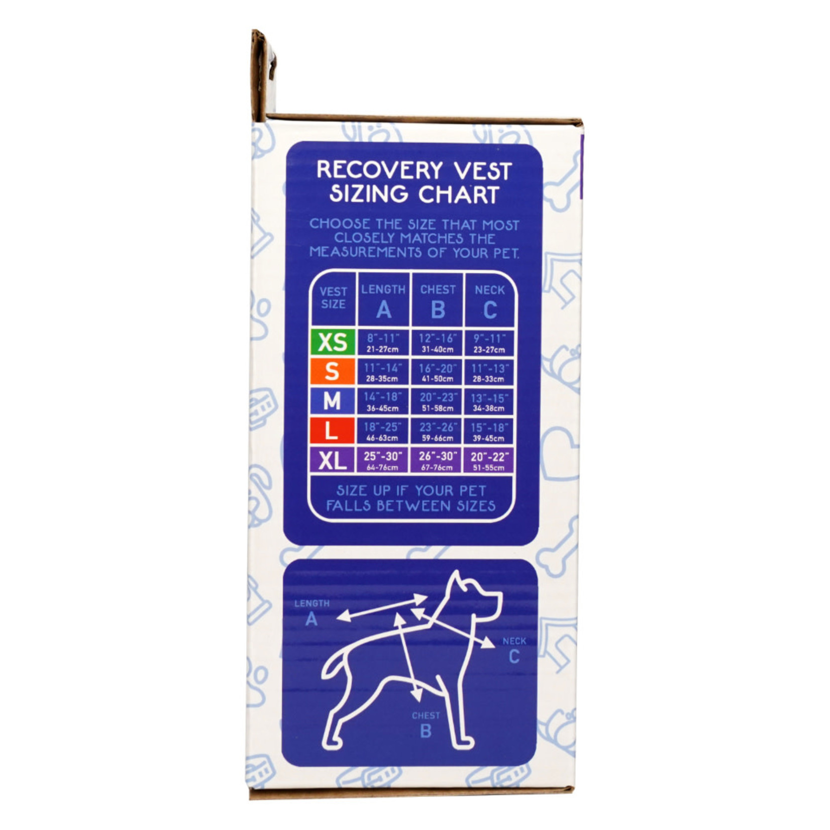 Calm Paws Calm Paws Recovery Vest- X-Large