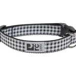 RC PETS Clip Collar S 3/4 Black Gingham