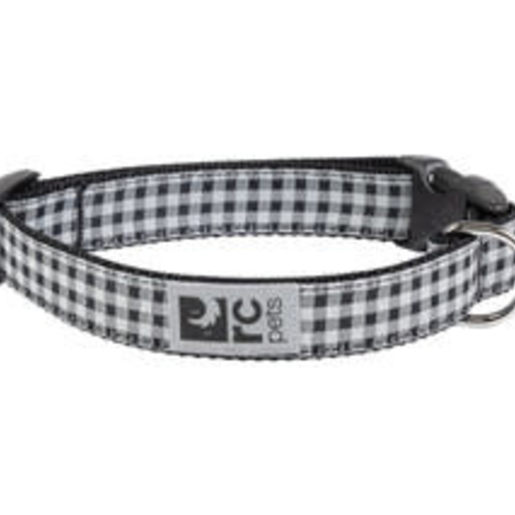RC PETS Clip Collar S 3/4 Black Gingham