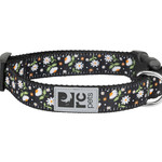 RC PETS Clip Collar M 1" Daisies