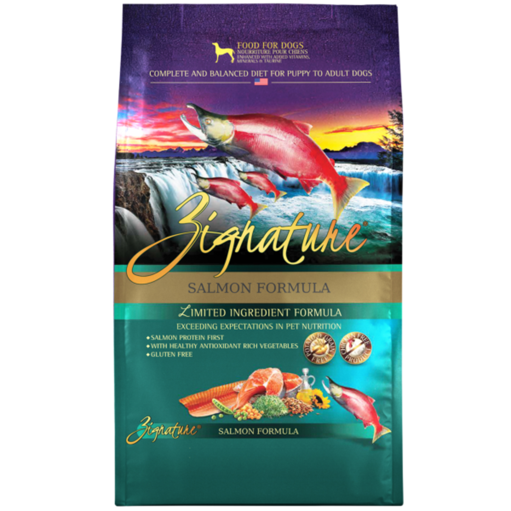 Zignature Zignature Dog LID GF Salmon 25 lb