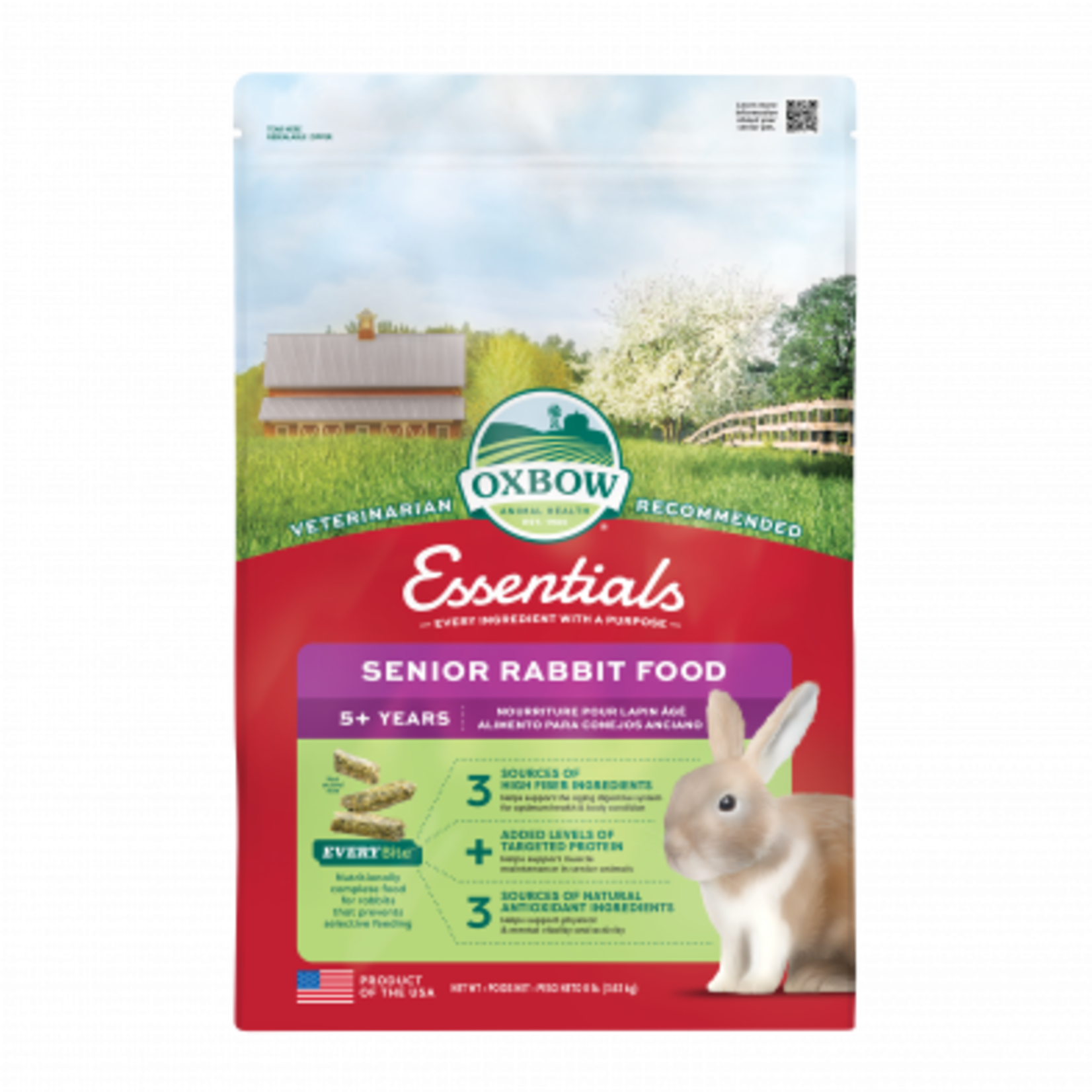 OXBOW ANIMAL HEALTH OXBOW Essentials Senior Rabbit Food 3.6kg