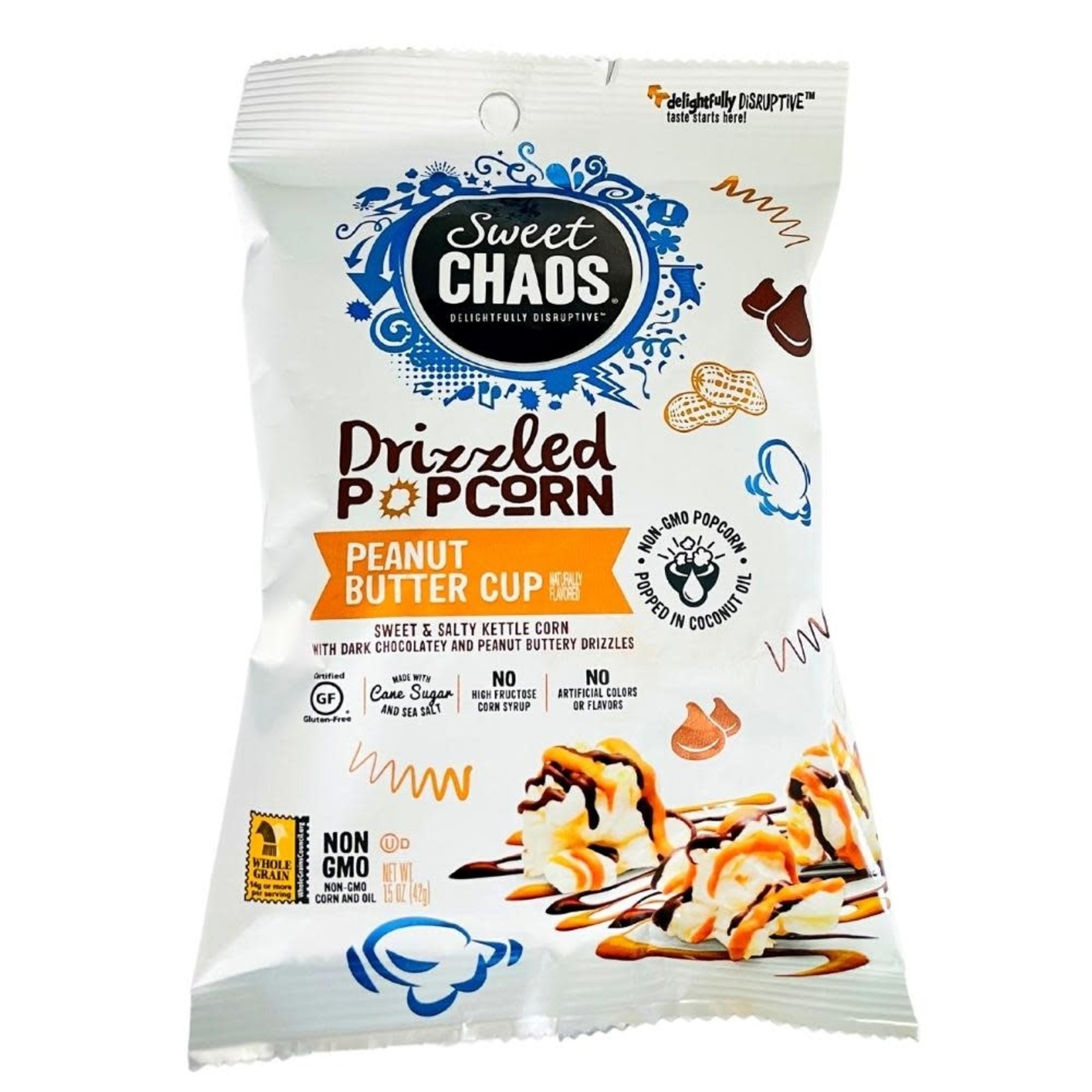 Sweet Chaos Drizzled Popcorn